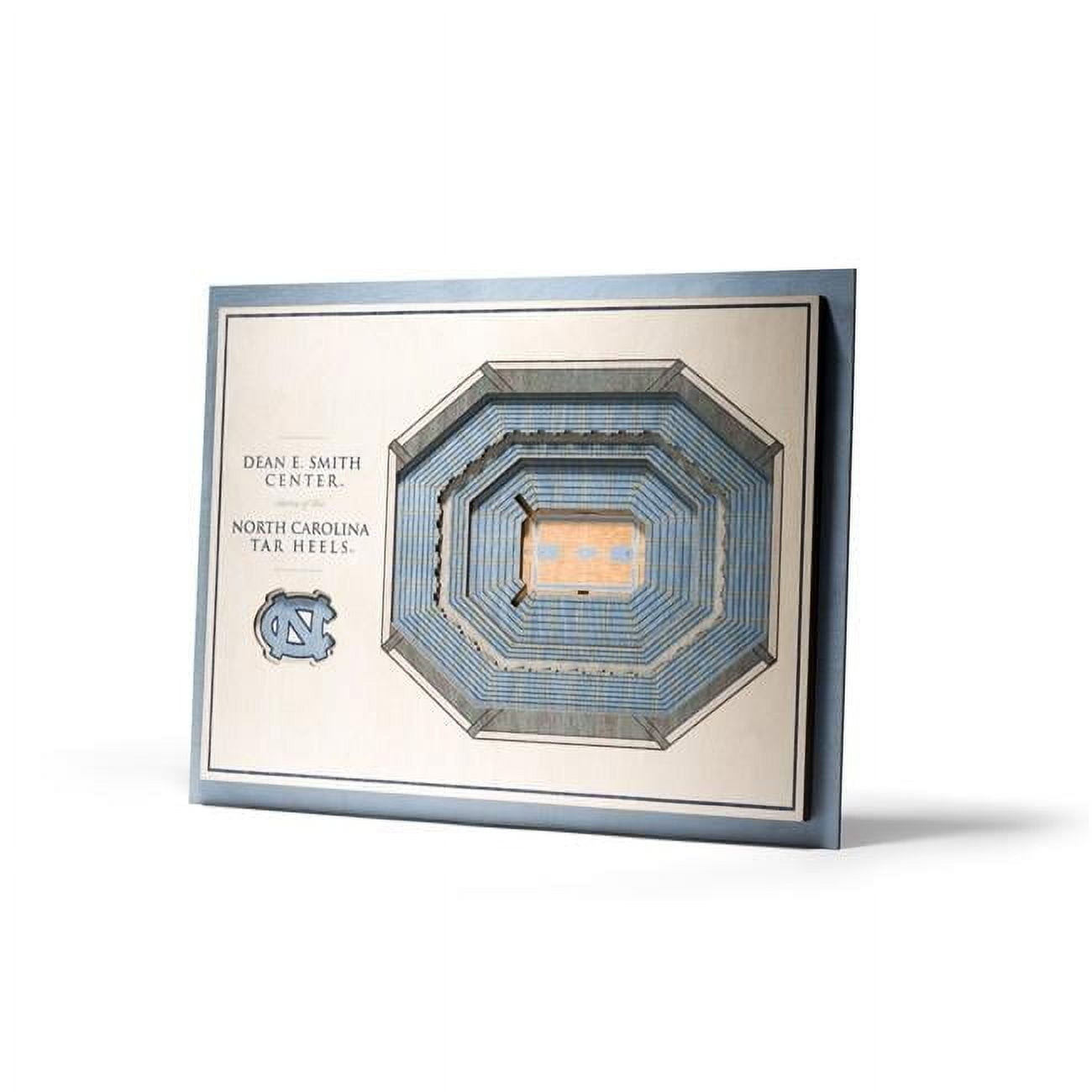North Carolina Tar Heels 17'' x 13'' 5-Layer StadiumViews 3D Wall Art