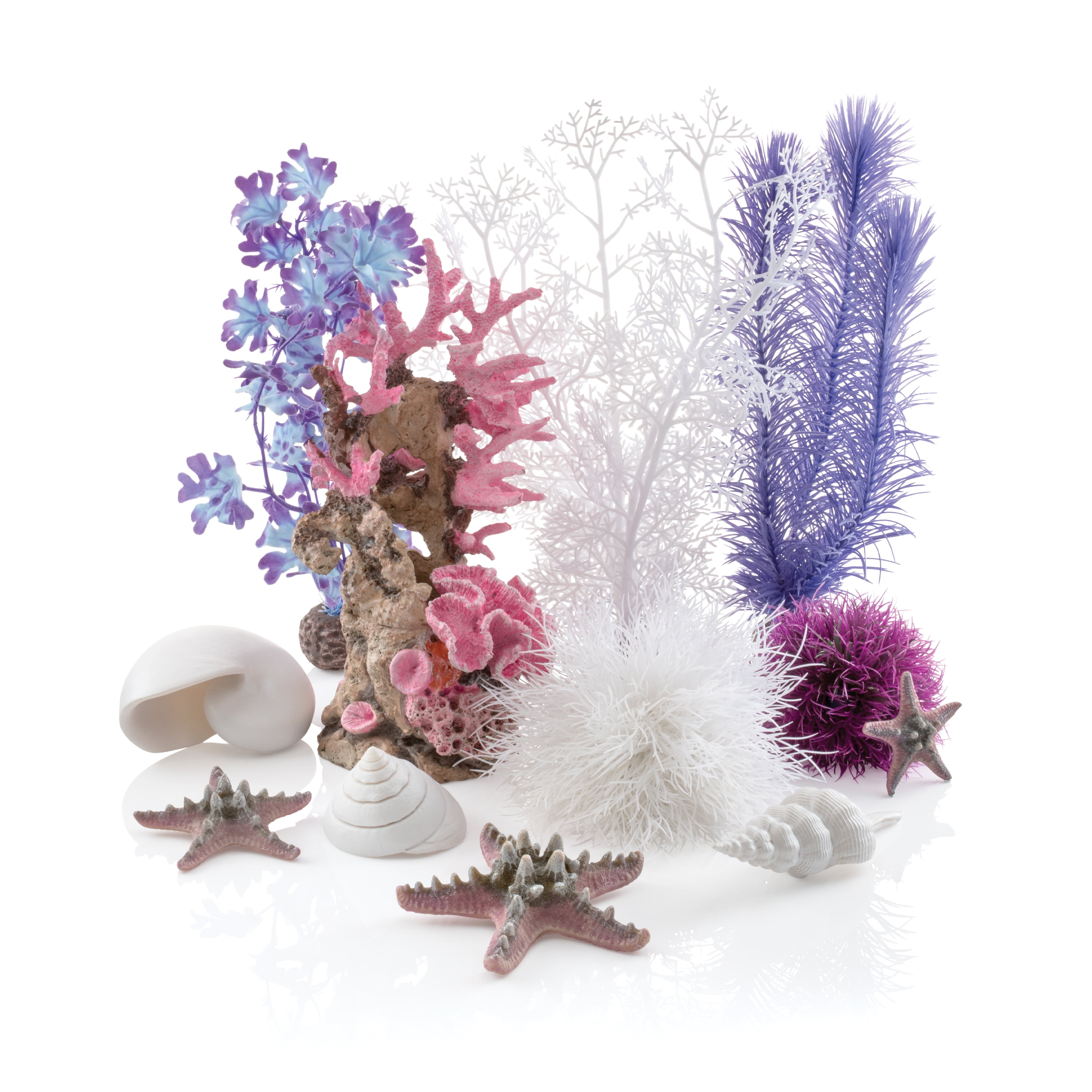 biOrb Pink Ocean Aquarium Décor Set