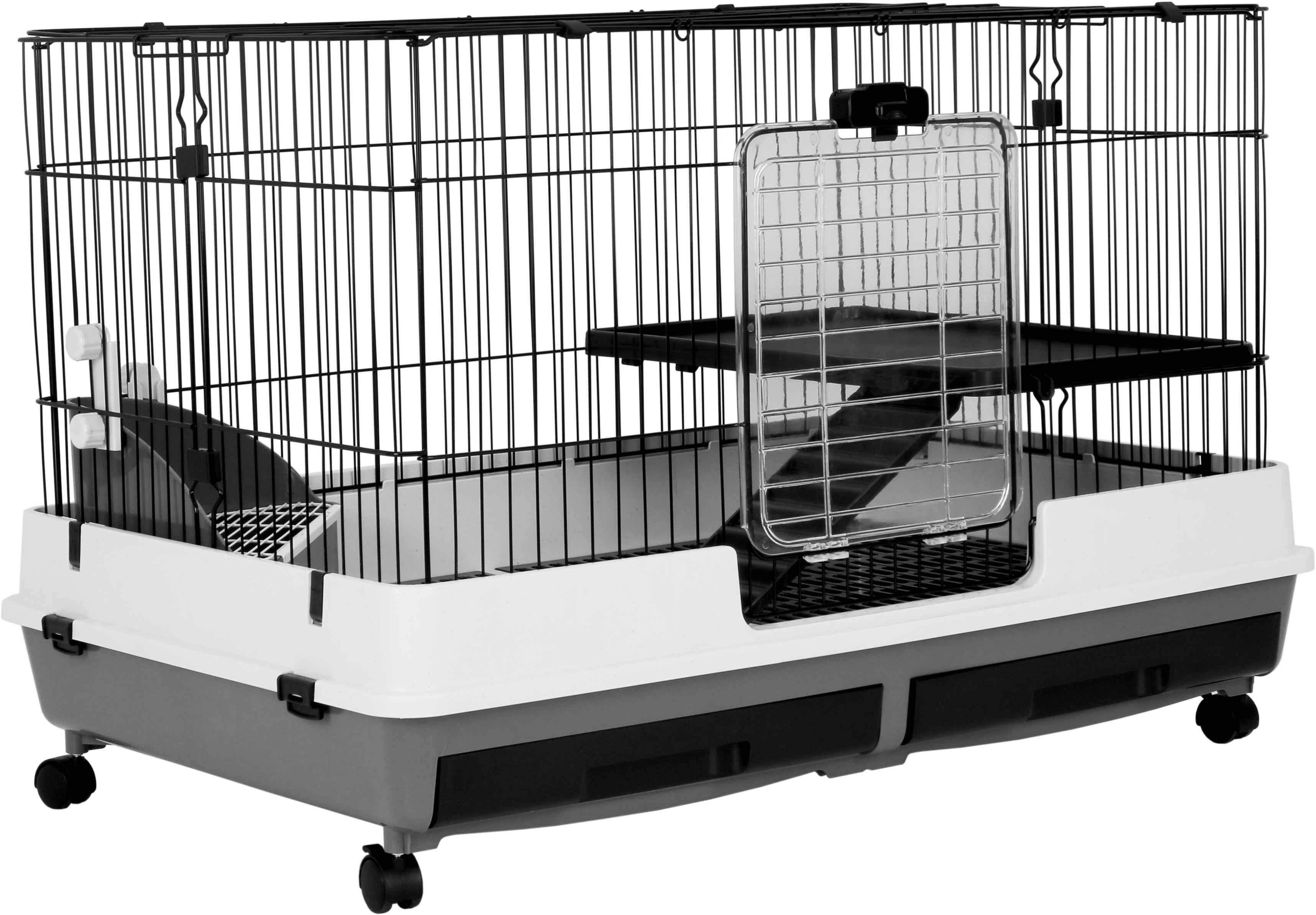 A&E Cage 39"x26"x26" DELUXE 2 Level Small Animal Cage