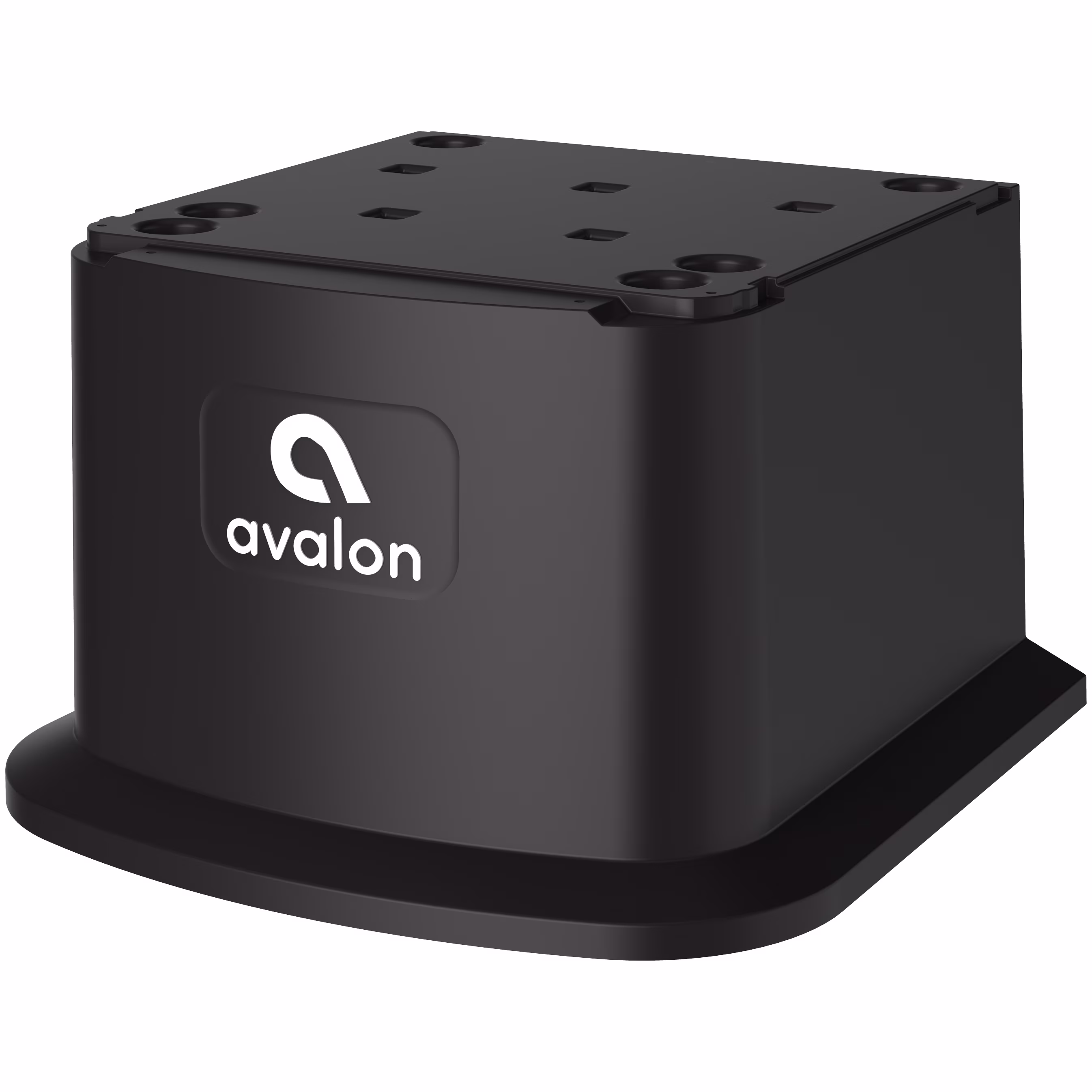 Avalon Anti - Tip Water Cooler, Black, 10 inches