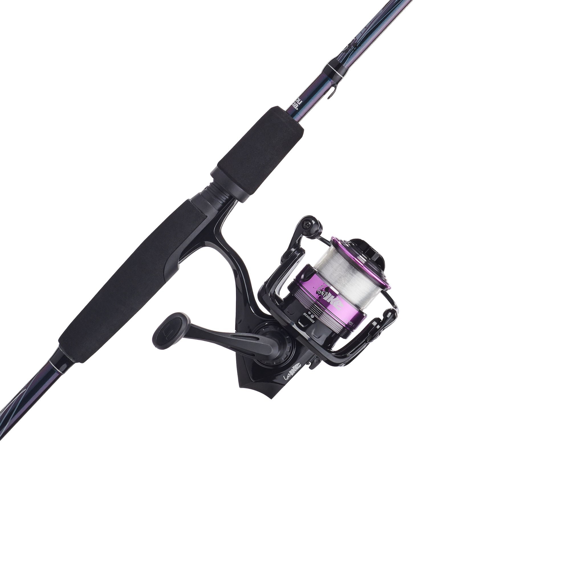 Abu Garcia Gen Ike Spinning Combo, 6'6" Medium Fishing Rod, 30 Size Reel