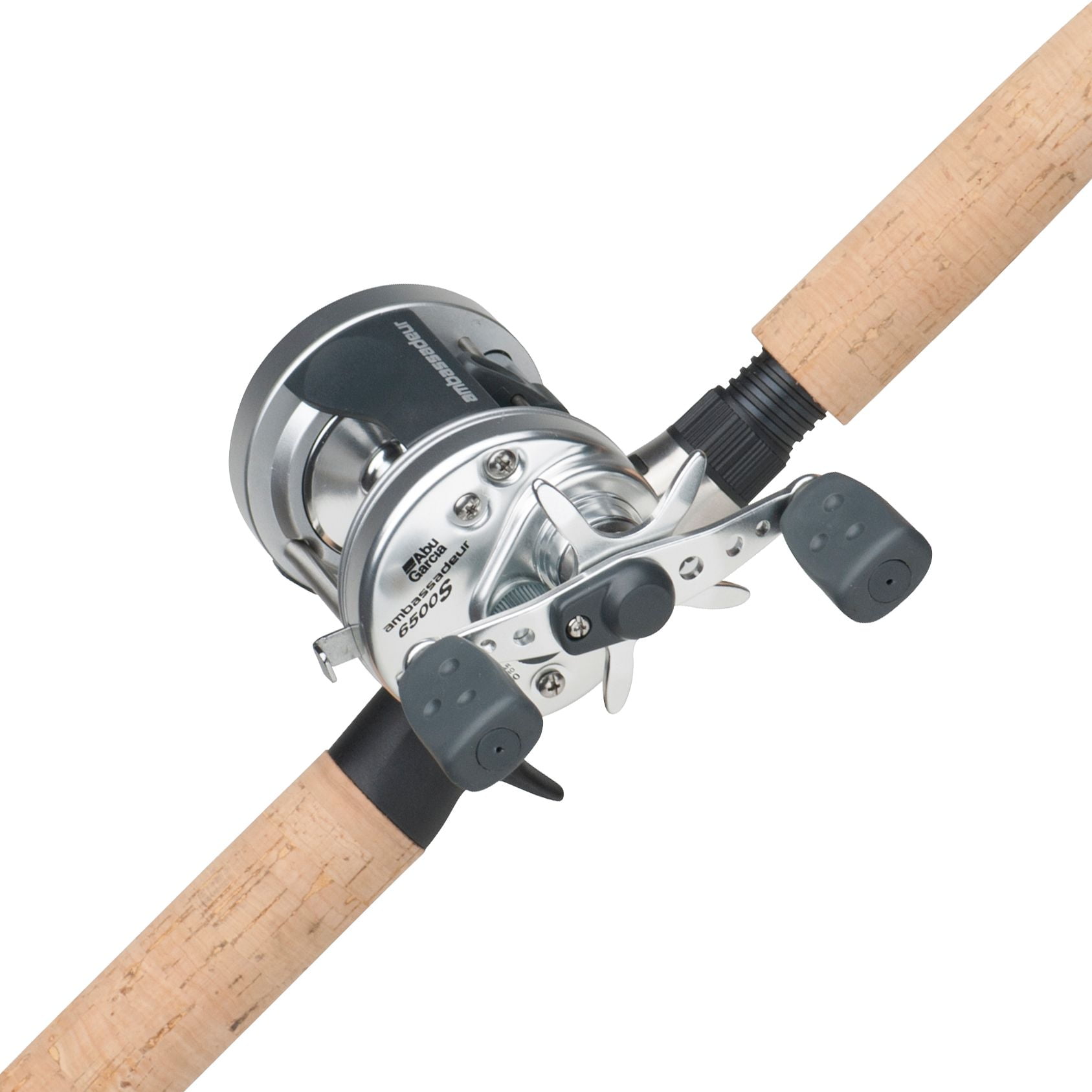 Abu Garcia Ambassadeur S Baitcast Fishing Combo, 7' Medium Heavy Rod, 6500 Size Reel