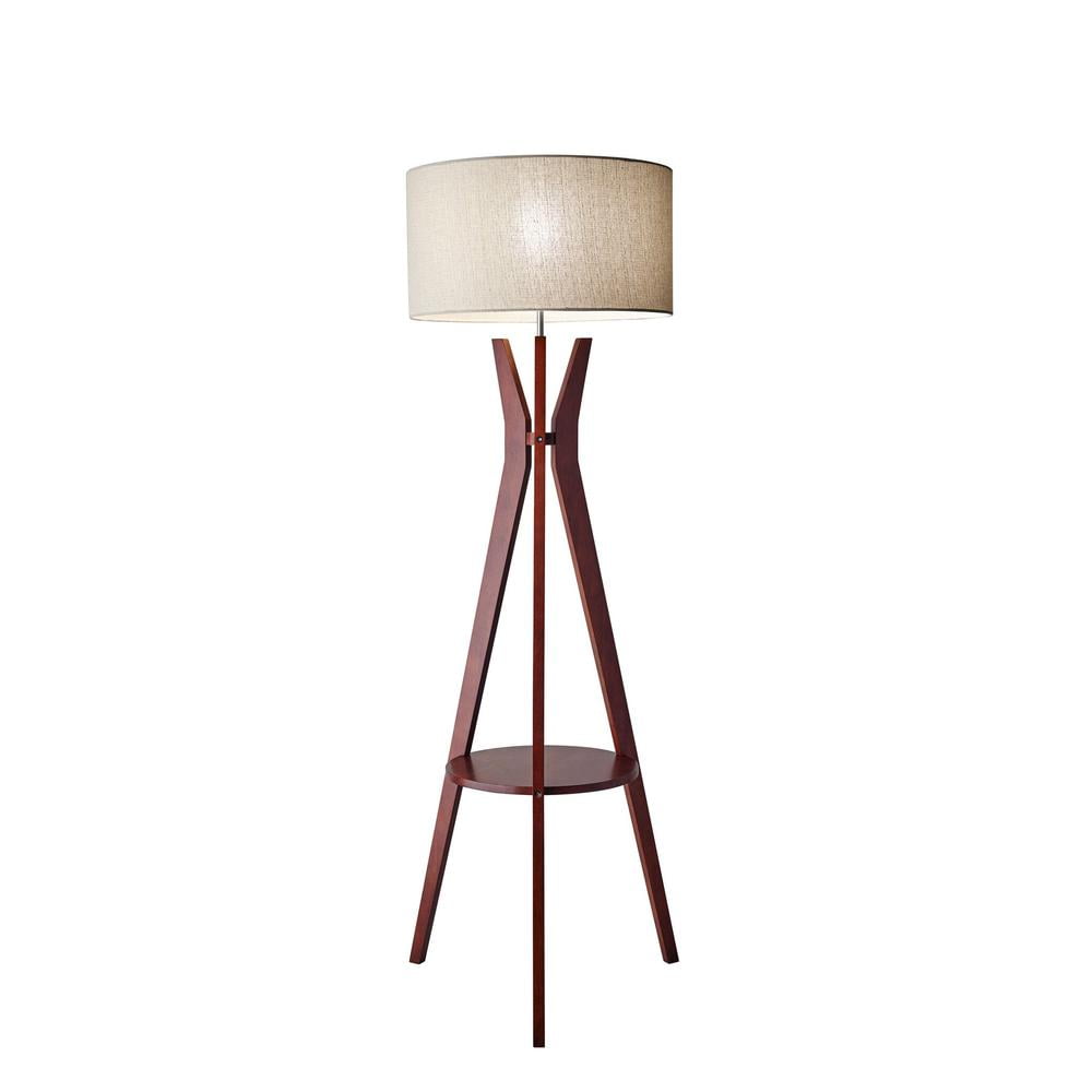 Adesso Bedford Shelf Floor Lamp