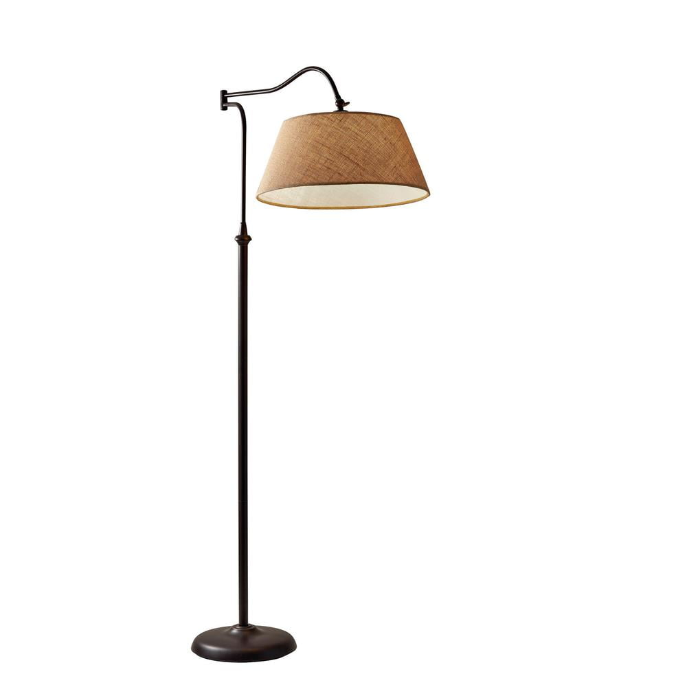 Adesso Rodeo Floor Lamp, Antique Bronze