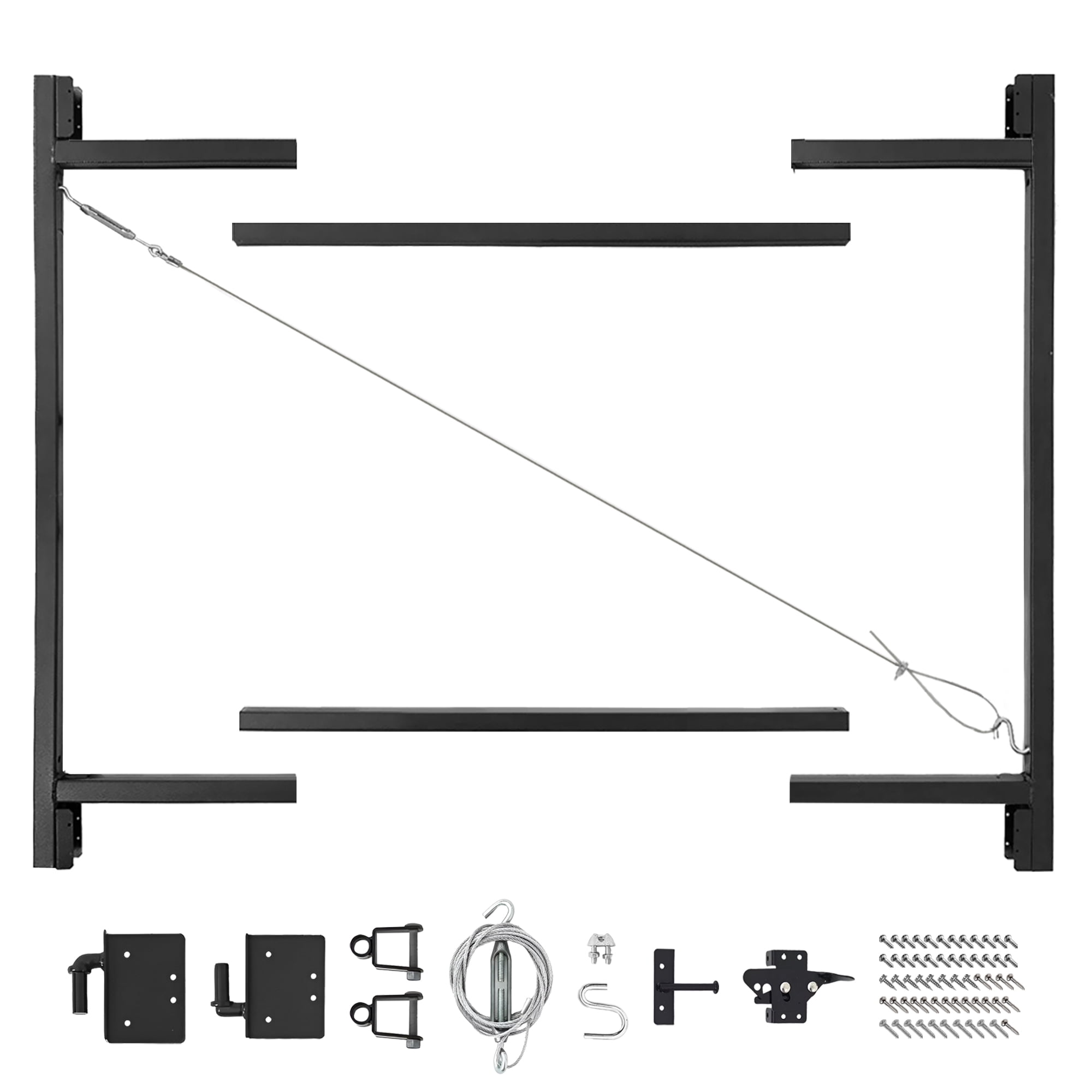 Adjust-A-Gate Steel Frame Gate Building Kit, 36"-60" Opening Up To 5' High