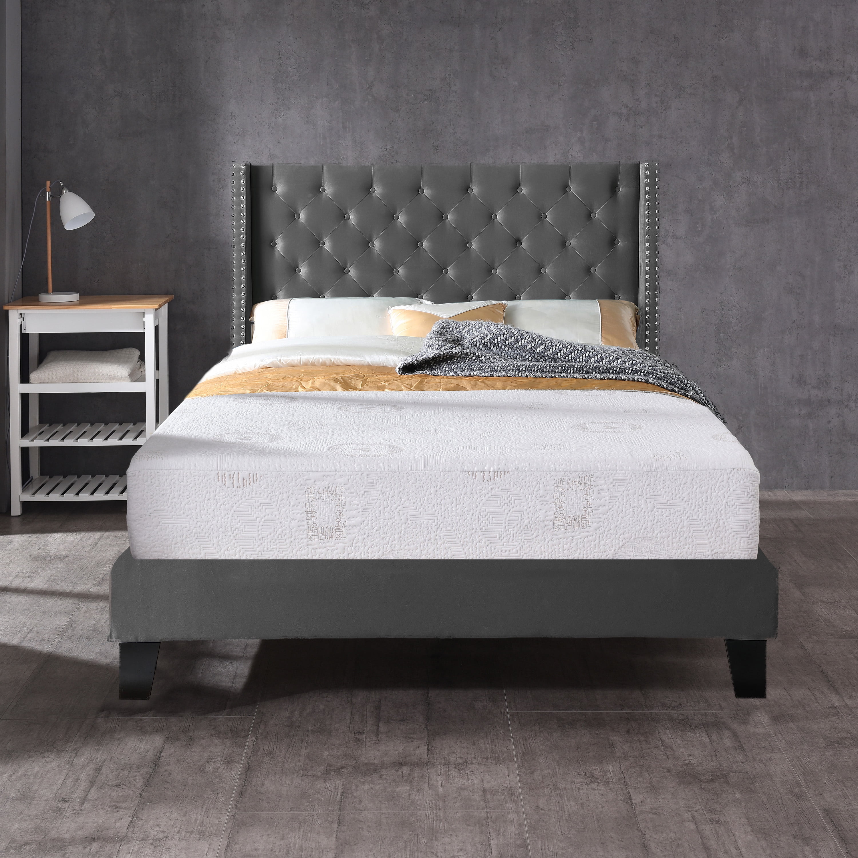 AC Pacific Herbalfusion Queen 8" Green Tea Memory Foam Mattress