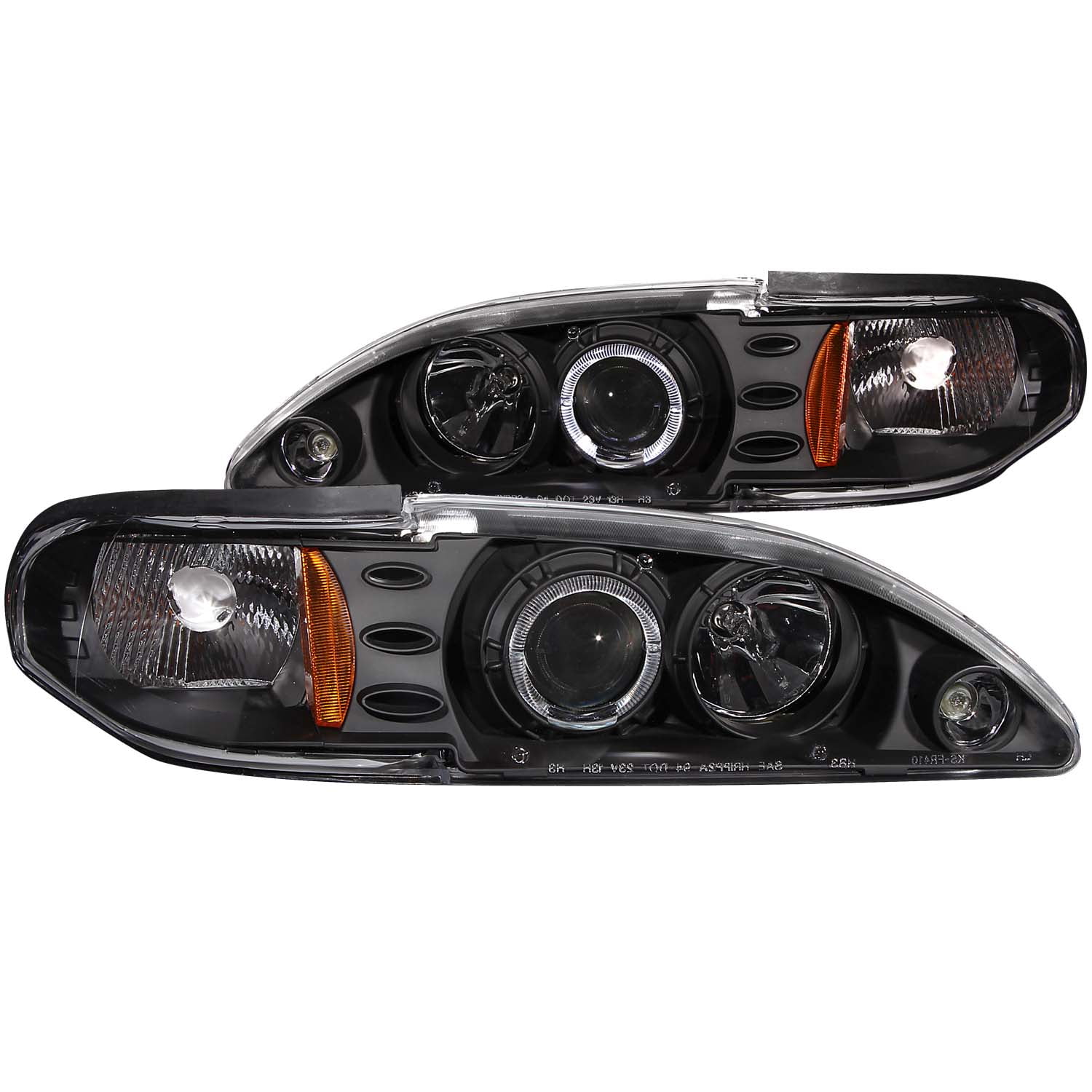 ANZO USA 121038 Projector Headlight Set w/Halo