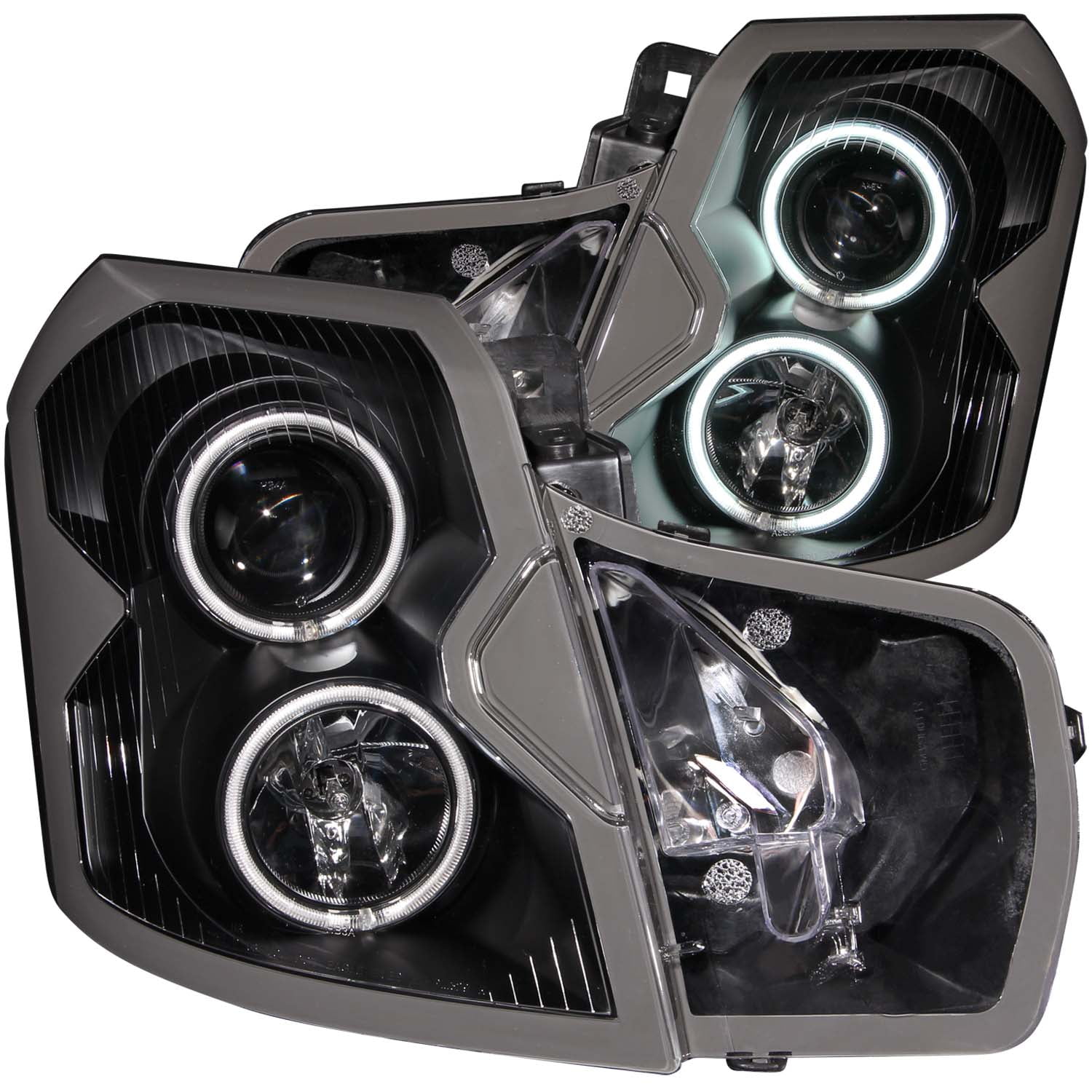 ANZO USA 121417 Projector Headlight Set w/Halo Fits select: 2006-2007 CADILLAC CTS-V, 2003-2005 CADILLAC CTS