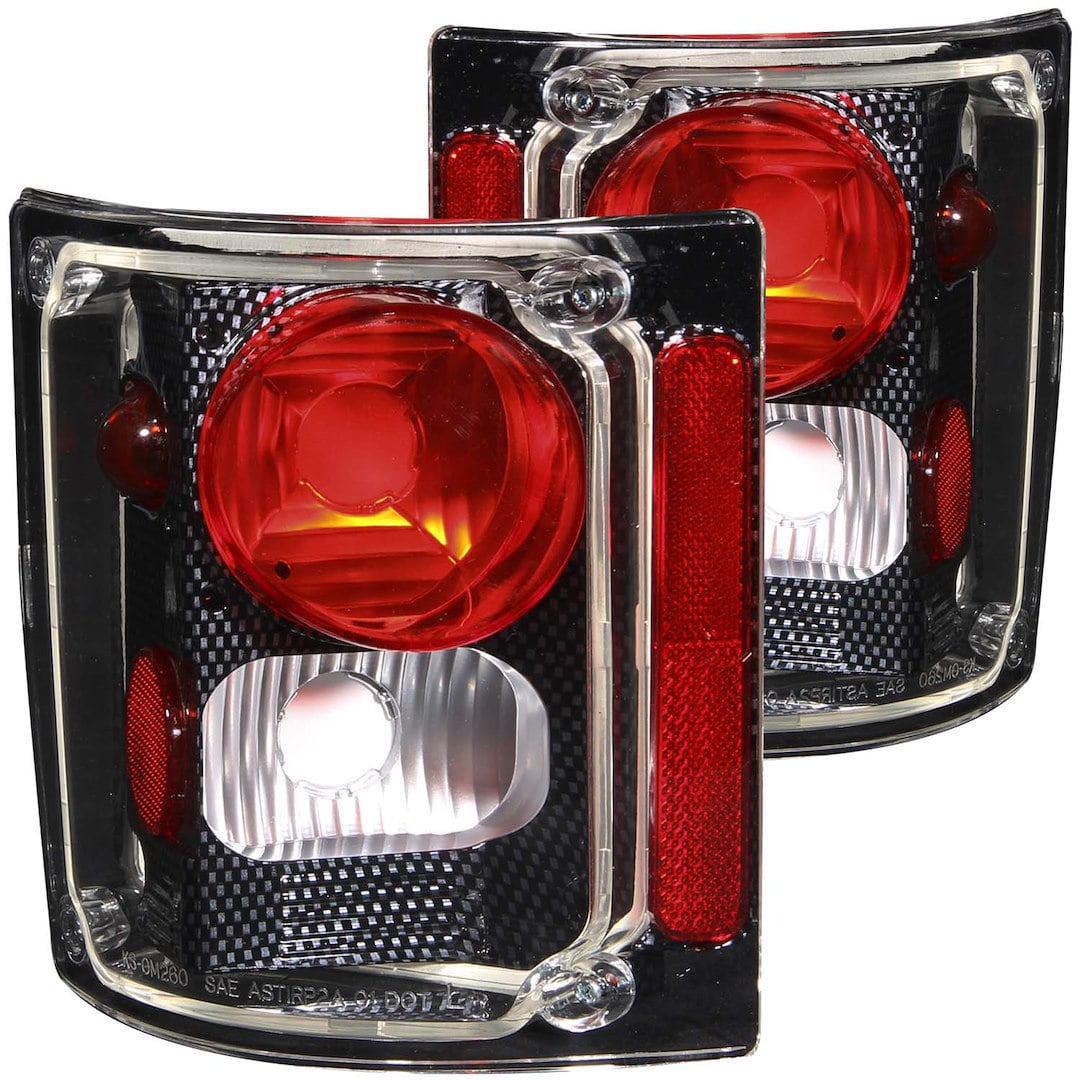 ANZO USA 211015 73-87 CHEV FS/73-91 GMC FS/BLAZER FULLSIZE/SUBURBAN TAIL LIGHTS CARBON Fits select: 1973-1986 CHEVROLET C10, 1987 CHEVROLET R10