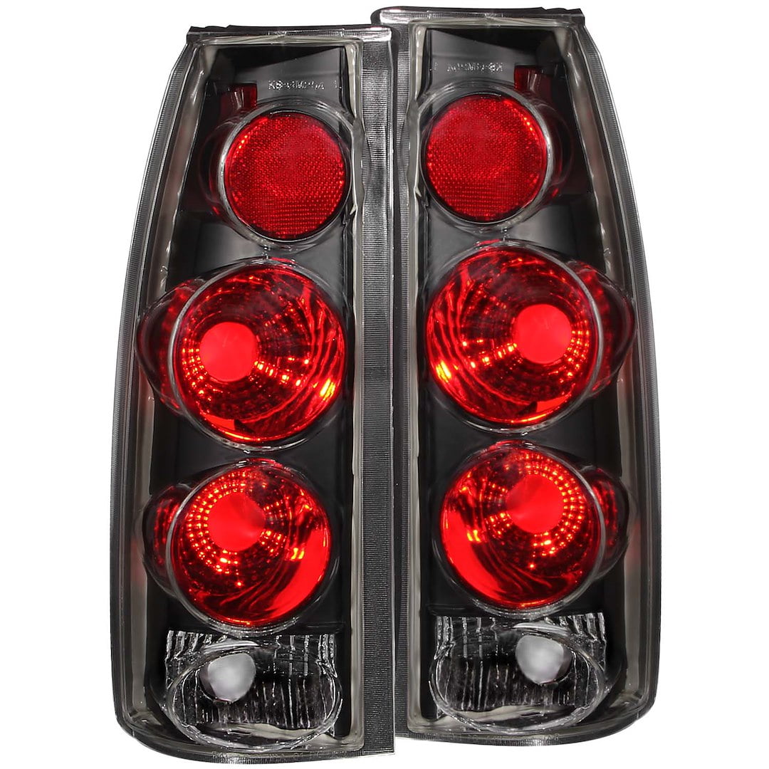 ANZO USA 211019 3D STYLE BLACK TAILLIGHTS Fits select: 1988-2000 CHEVROLET GMT-400, 1995-1999 CHEVROLET TAHOE