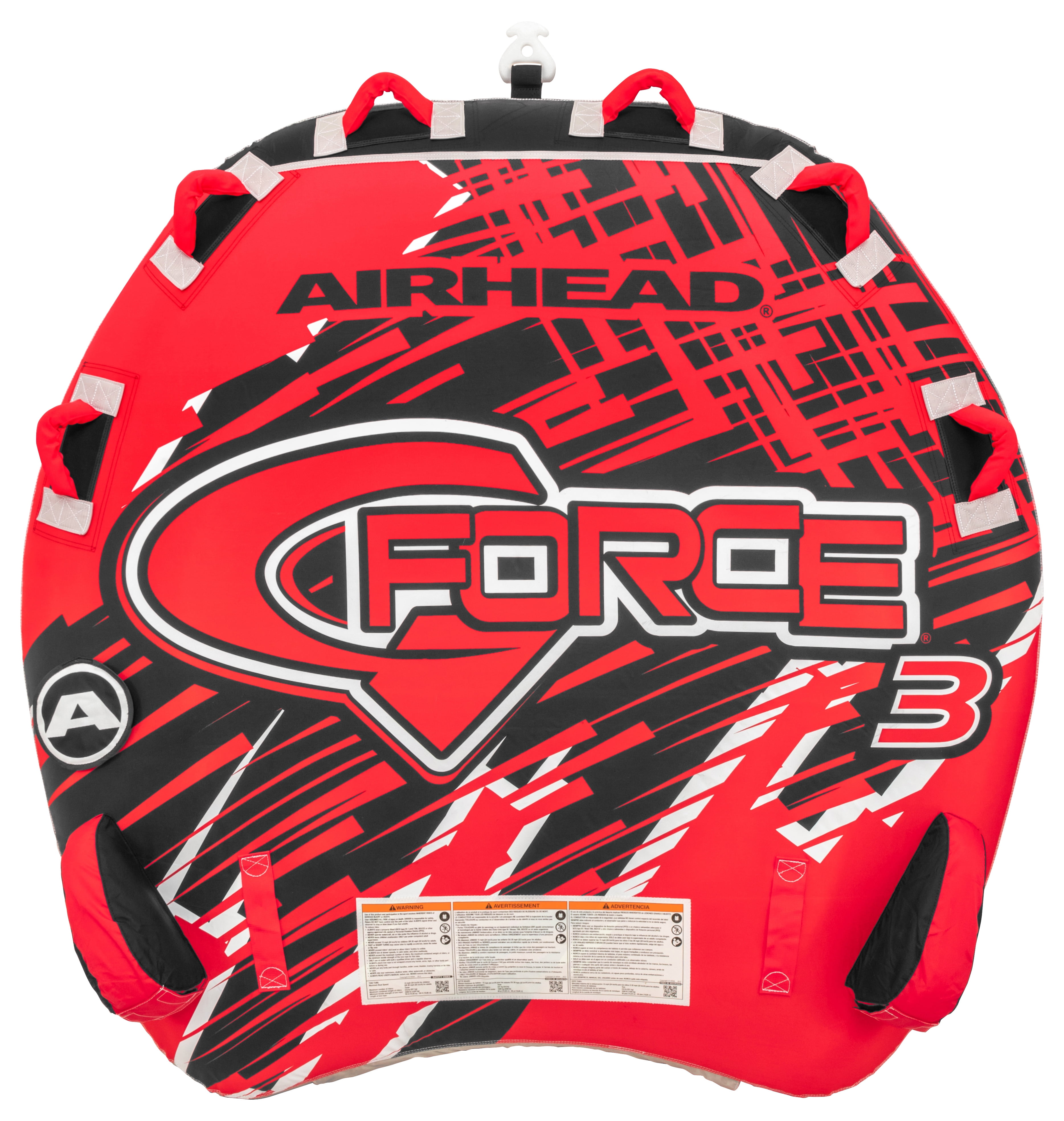 Airhead G-Force 3, 1-3 Rider Towable for Tubing