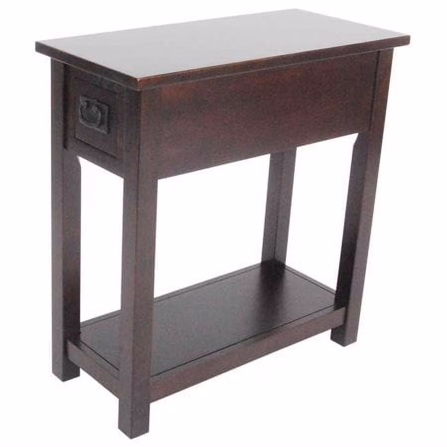 Alaterre Mission Chairside Table Espresso