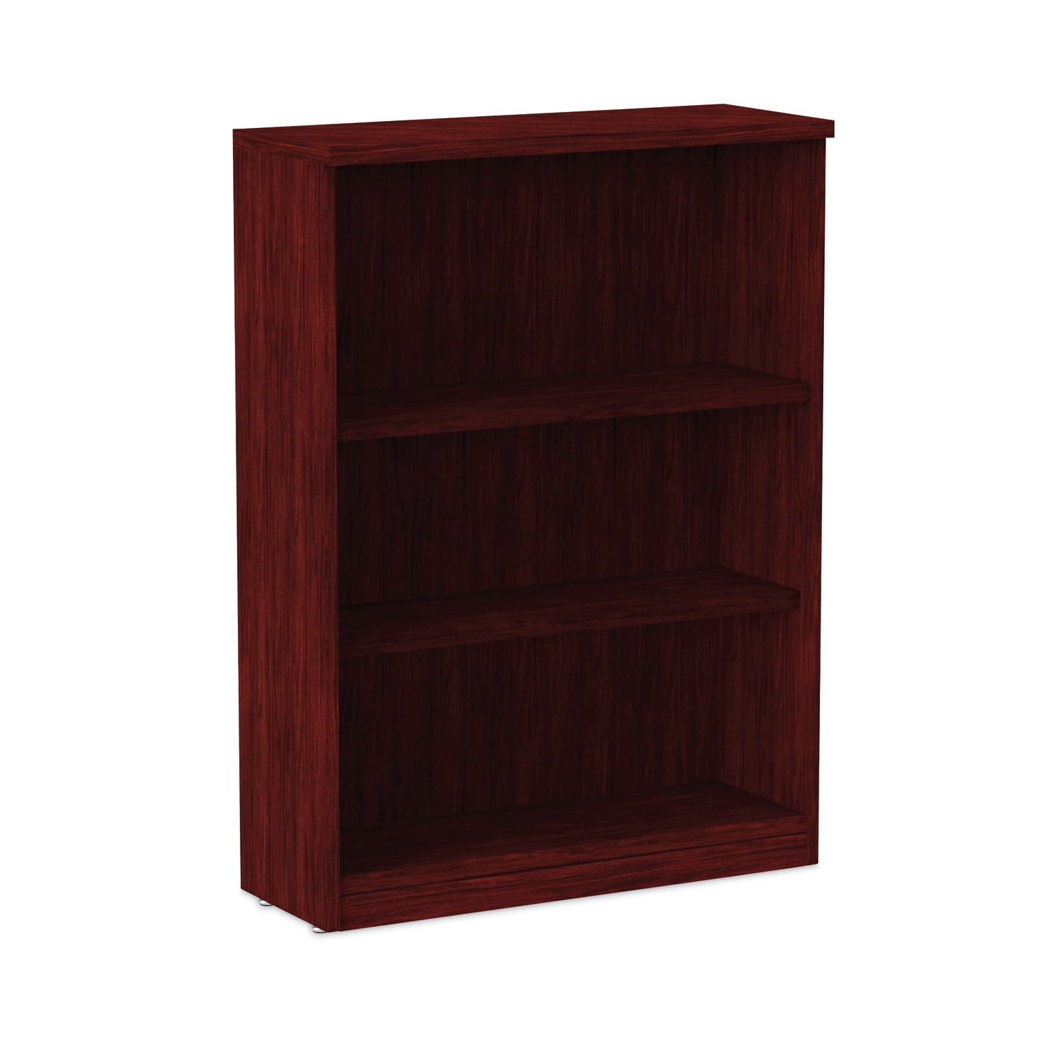 Alera Valencia Series Bookcase Three-Shelf 31.75w x 14d x 39.38h Mahogany ALEVA634432MY