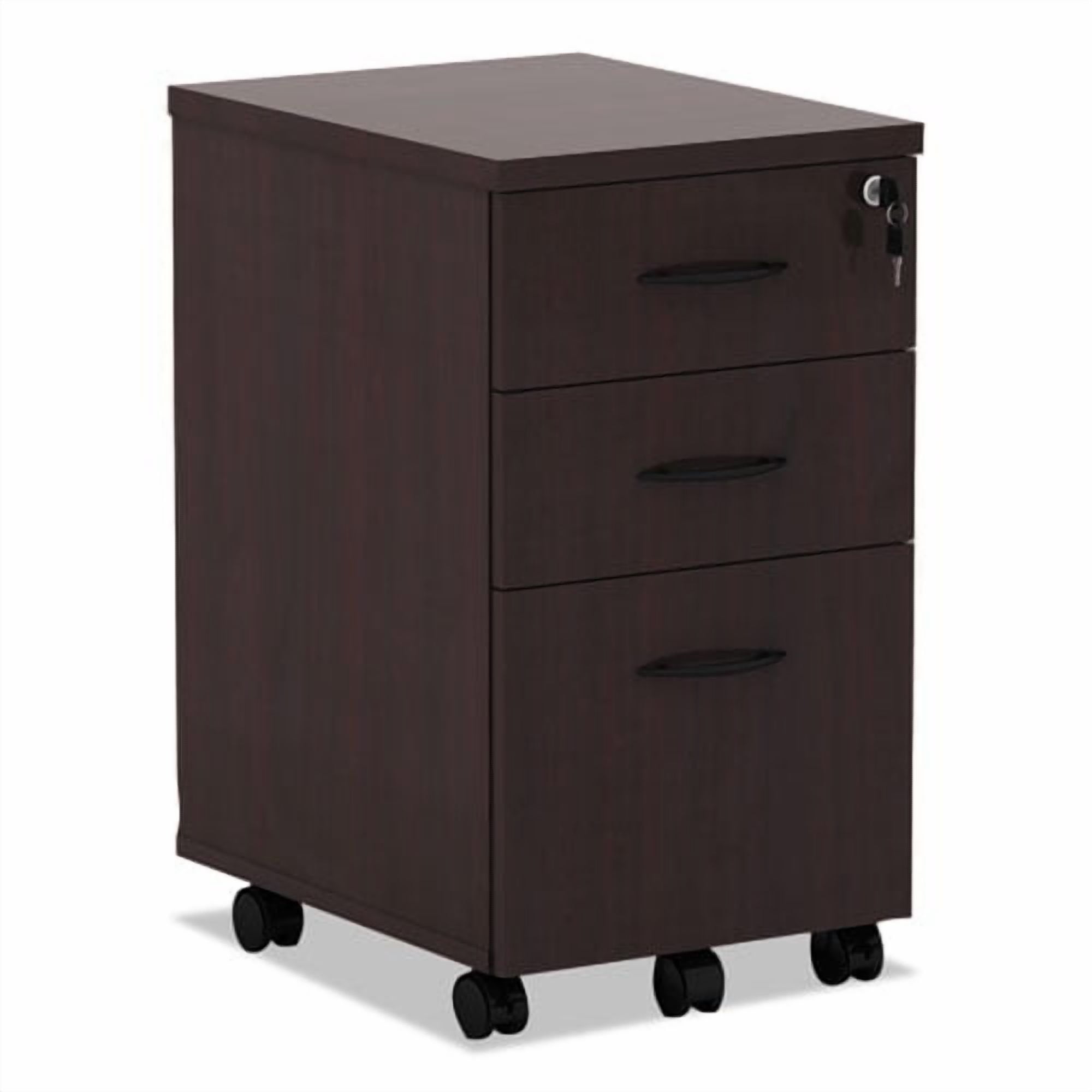 Alera VA572816MY (ALEVA572816MY) Valencia Mobile Box/Box/File Pedestal File, 15-7/8w x 20-1/2d x 28-3/8h Mahogany