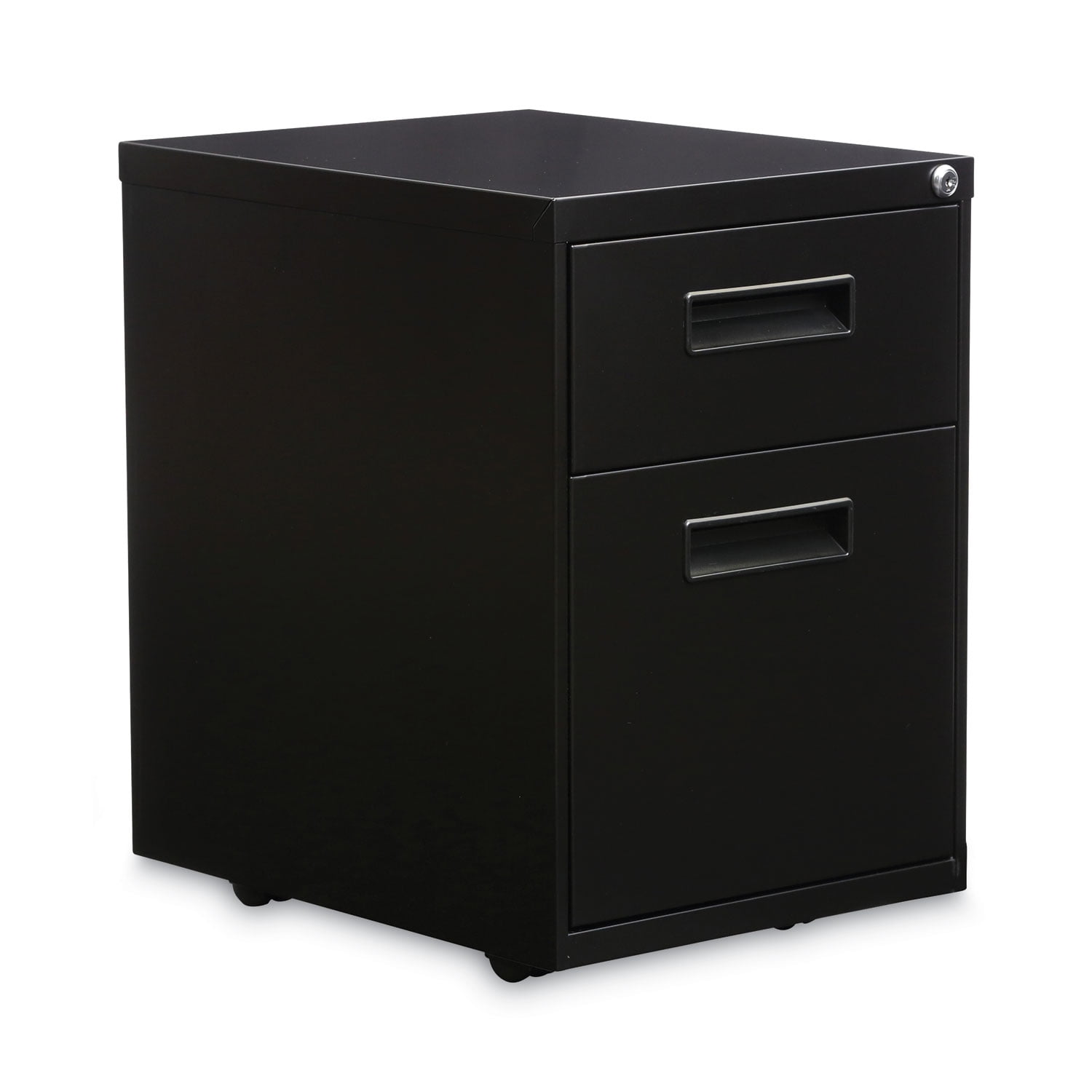 Alera 2 Drawers Vertical Lockable Filing Cabinet, Black