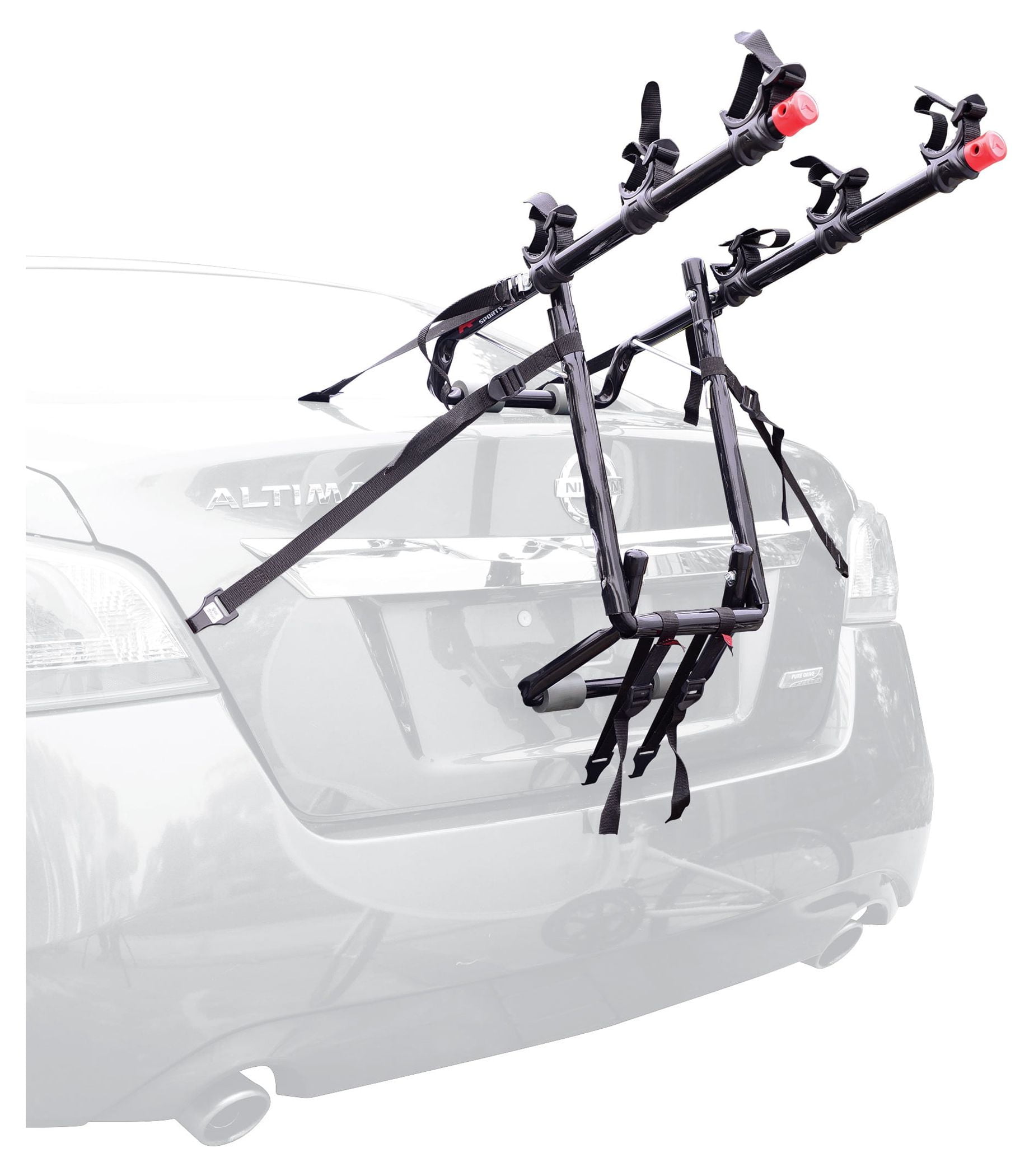 Allen Sports Deluxe 3-Bicycle Trunk Mounted Bike Rack Carrier, Model 103DN, Black