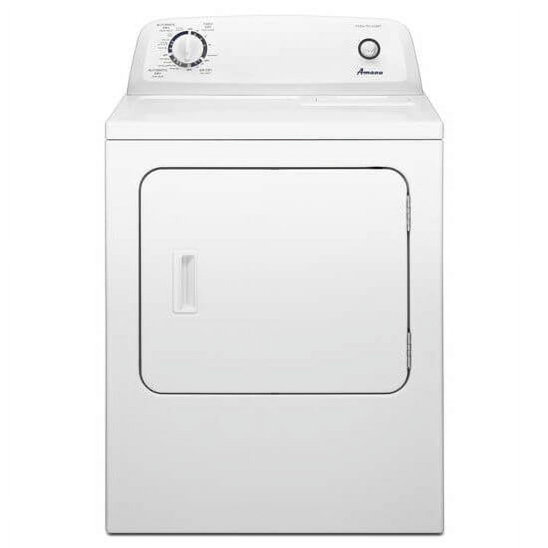 Amana 6.5 cu ft 240 mV White Electric Automatic Dryer