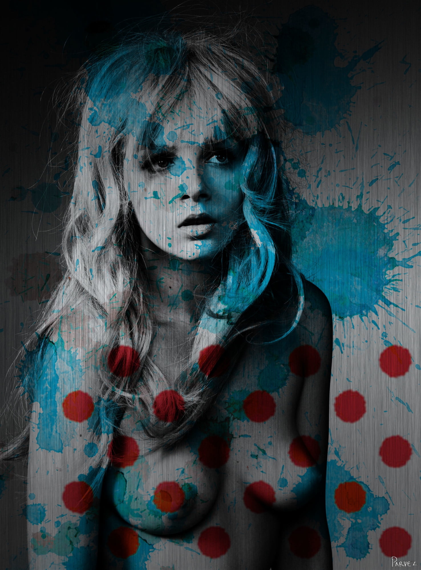 American Beauty by Parvez Taj Painting Print on Brushed Aluminum