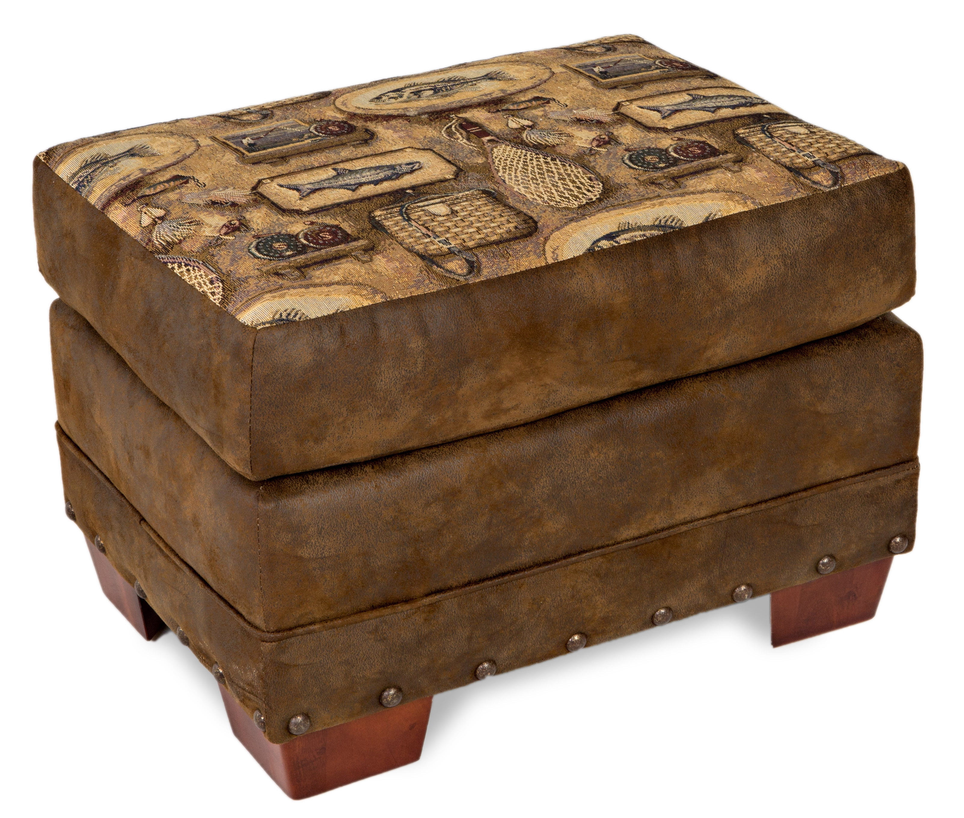 American Furniture Classics Model 8500-80 River Bend Ottoman