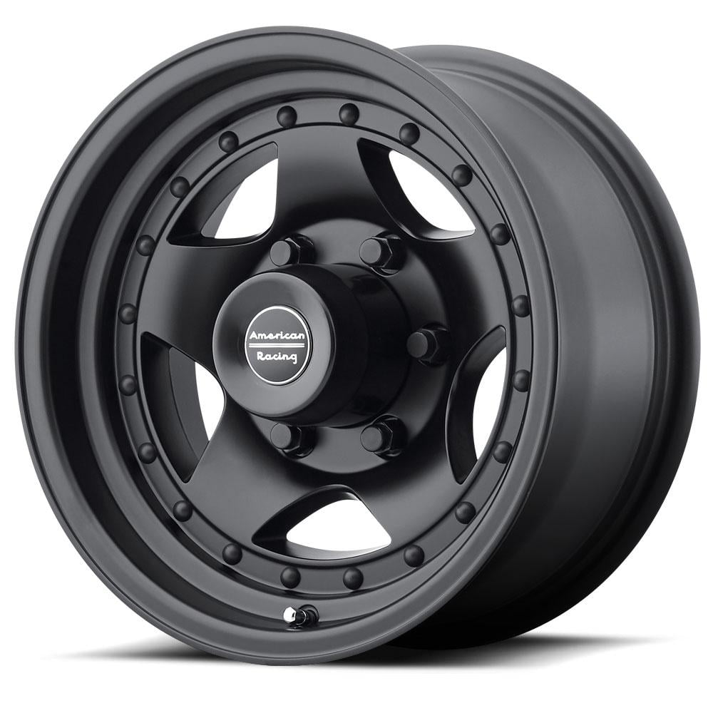 American Racing AR23, 16x8 Wheel with 6 on 5.5 Bolt Pattern - Black - AR236883B Wheel Rim