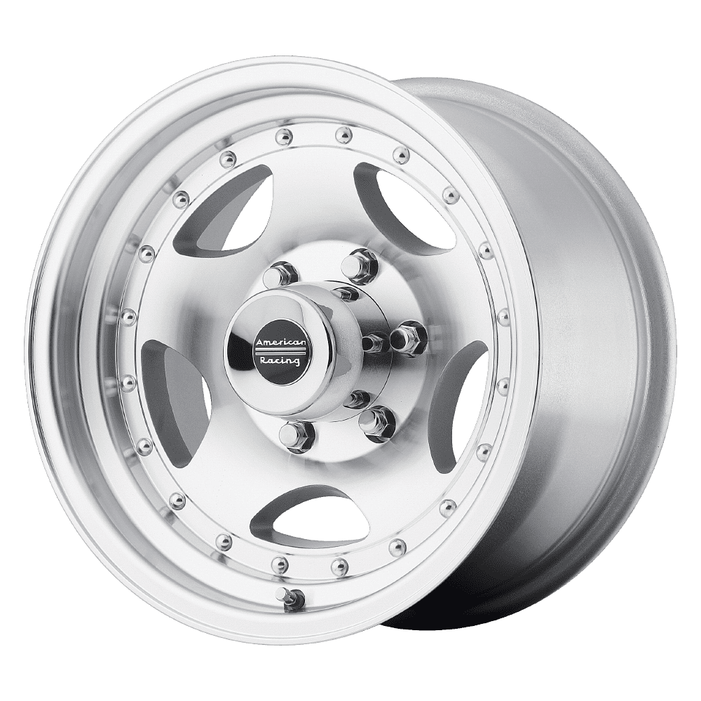 American Racing Aluminum Rim AR23 15X8in Machined Finish, AR235883