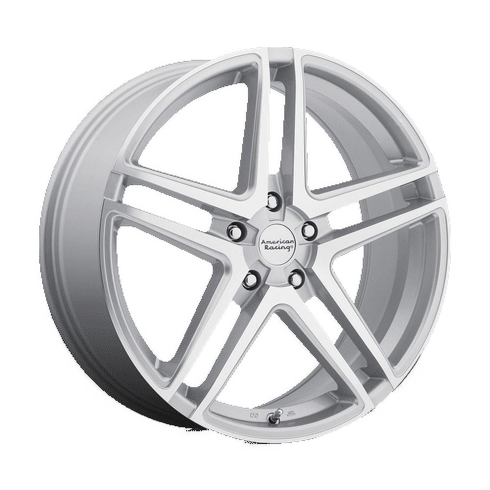 American Racing Aluminum Rim AR907 16X7in Bright Silver Machined Face Finish, AR90767012440