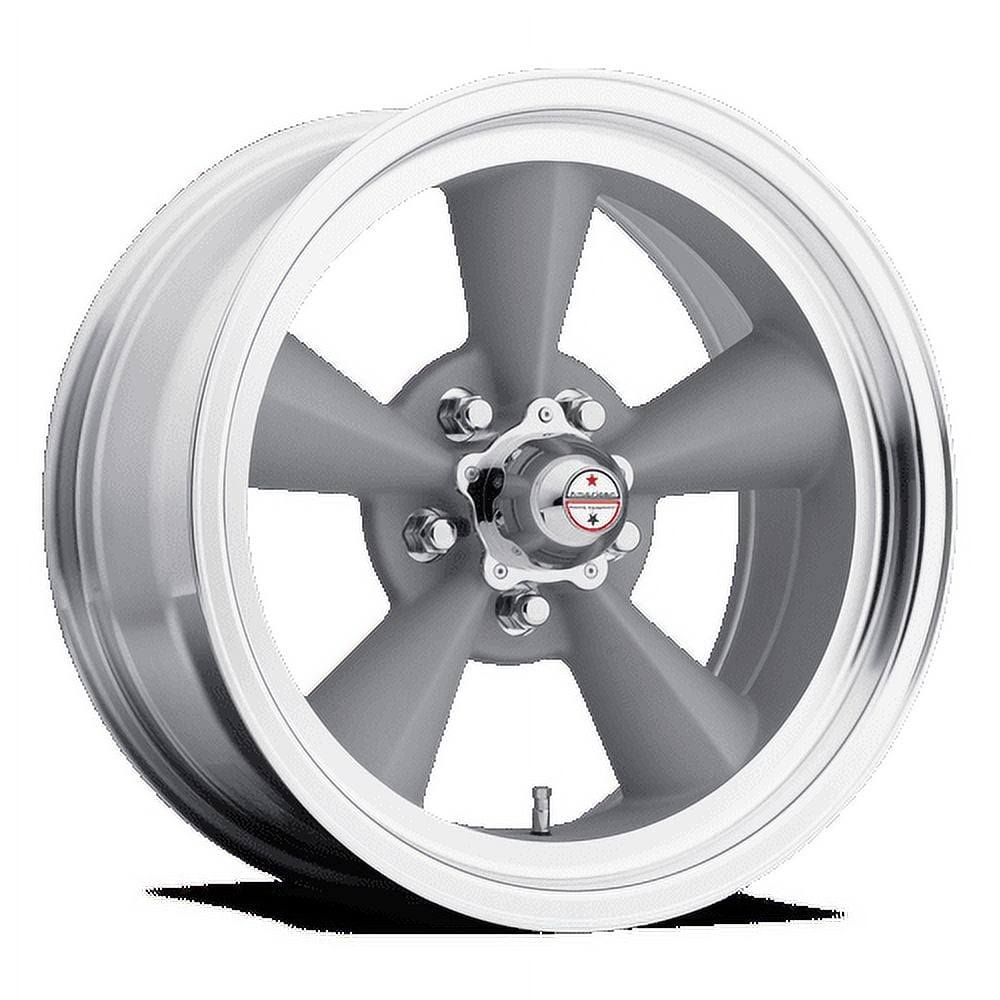 American Racing Vintage Aluminum Rim VN309 TT O 17X8in Vintage Silver Machined Lip Finish, VN3097861