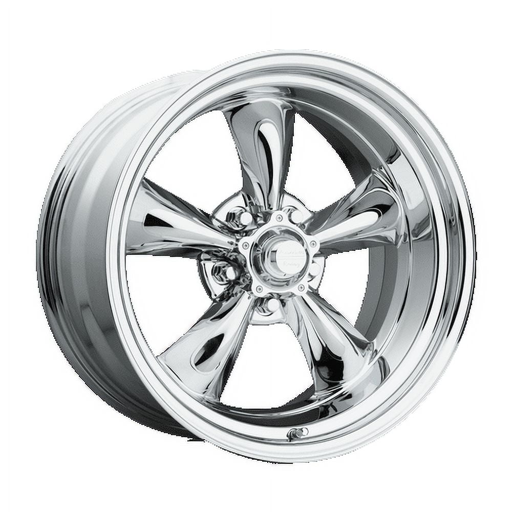 American Racing Vintage Aluminum Rim VN615 TORQ THRUST II 1 PC 17X8in Chrome Finish, VN6157863