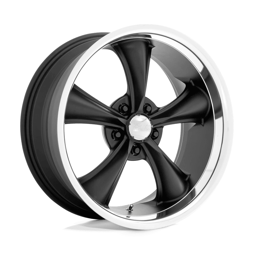 American Racing Vn338 Boss Tt 18X9.5 5X120.65 -4Et 72.56Cb Textured Black With Diamond Cut Lip Wheel