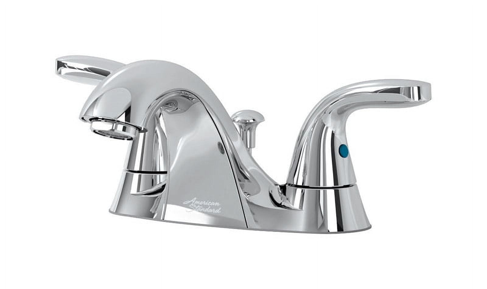 American Standard Cadet Chrome Two Handle Lavatory Faucet 4 in.