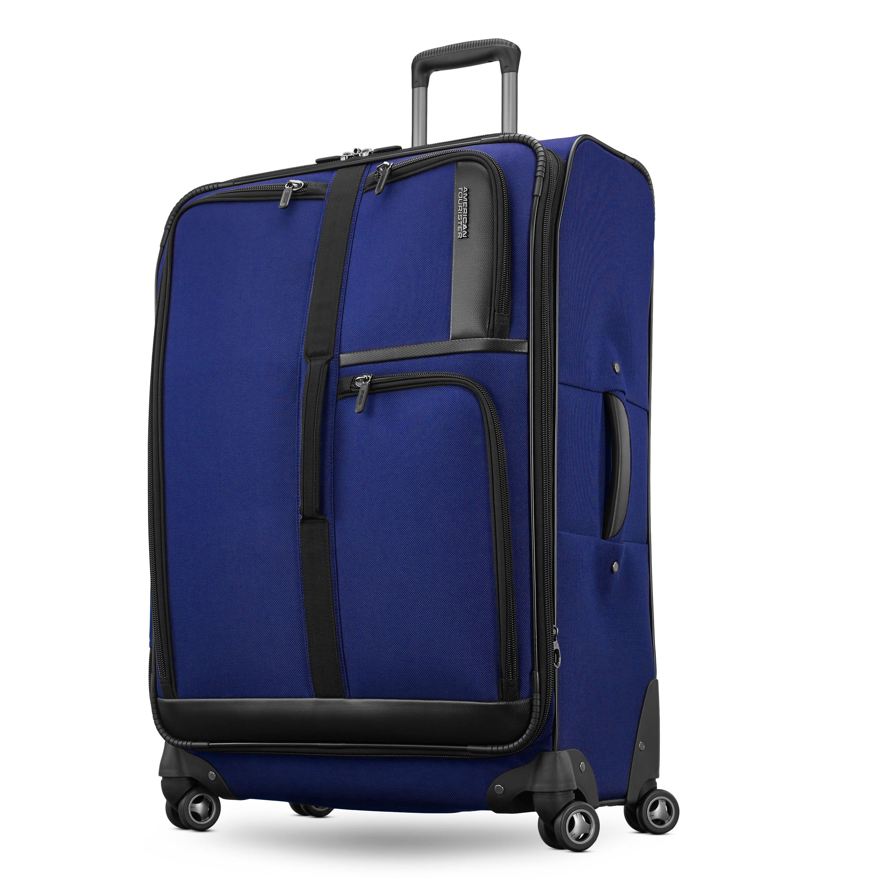 American Tourister Cargo Max 29" Softside Large Checked Spinner Luggage Single Piece - Sapphire Blue