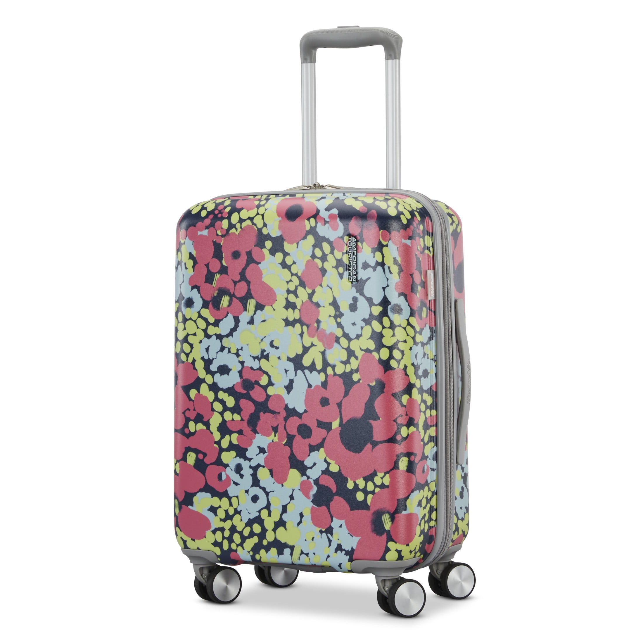 American Tourister Moonlight II 20-Inch Carry On Luggage with Spinner Wheels - Poppy Pattern