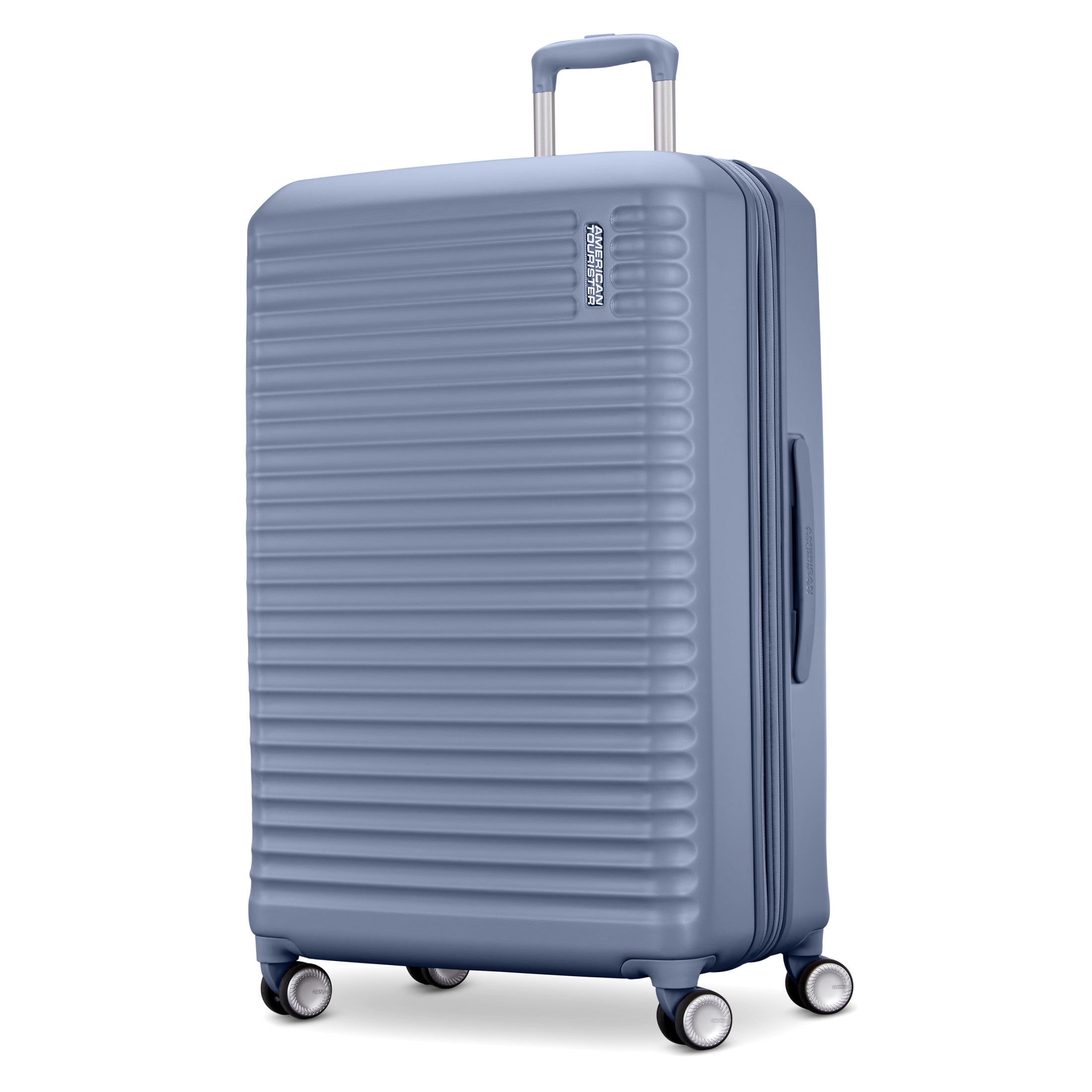 American Tourister Stratum 3.0 Large Hardside Checked Suitcase with Spinner Wheels - Elemental Blue