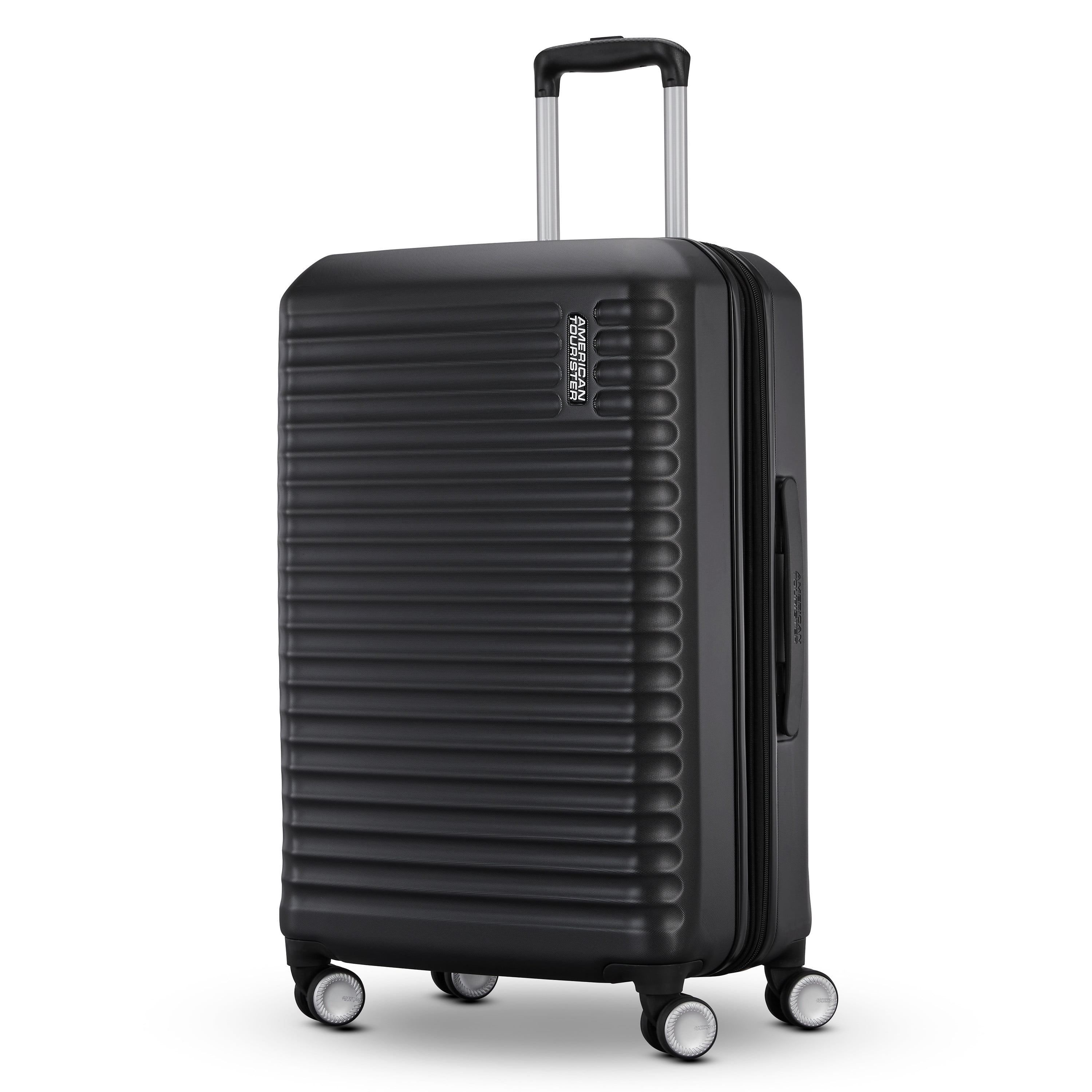 American Tourister Stratum 3.0 Medium Hardside Suitcase with Spinner Wheels - Black