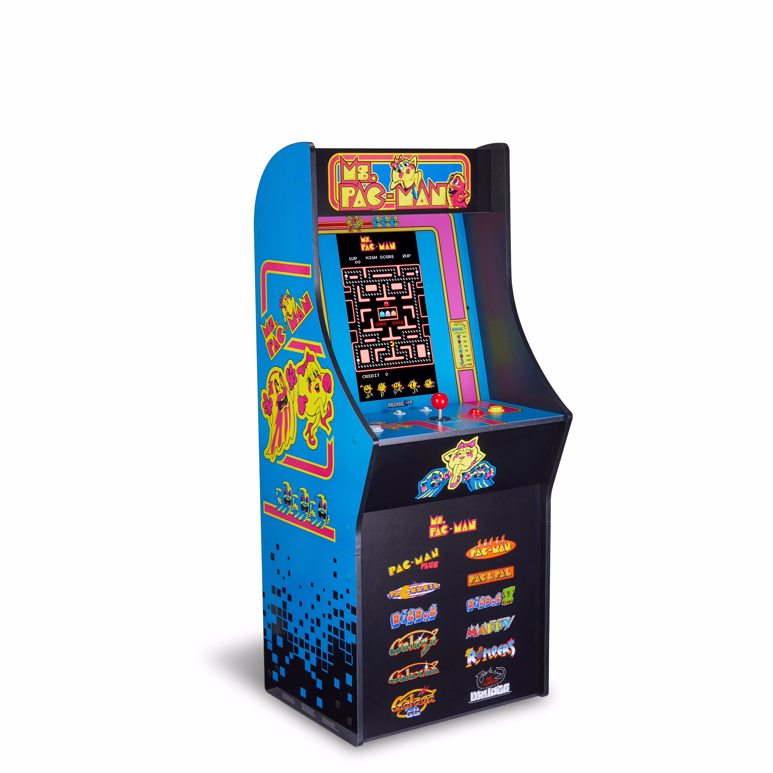 Arcade1Up Ms. PAC - MAN Classic SE Arcade Machine – 4 - Foot Cabinet, 13 Classic Video Games, 15.6” IPS Display, Easy Assembly, Perfect for At - Home Gaming