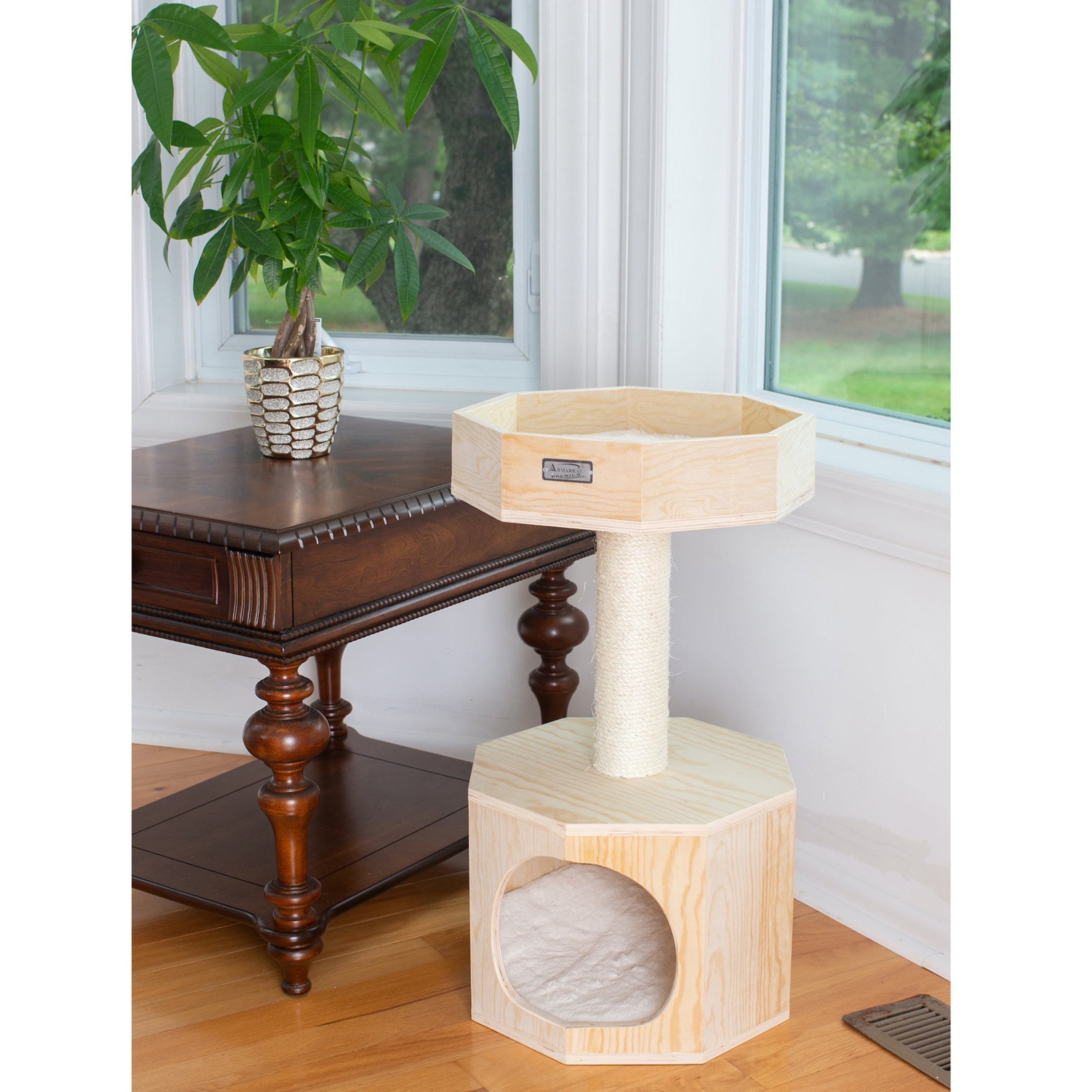 Armarkat Premium Pinus Sylvestris Wood,real wood Cat Tree S2906