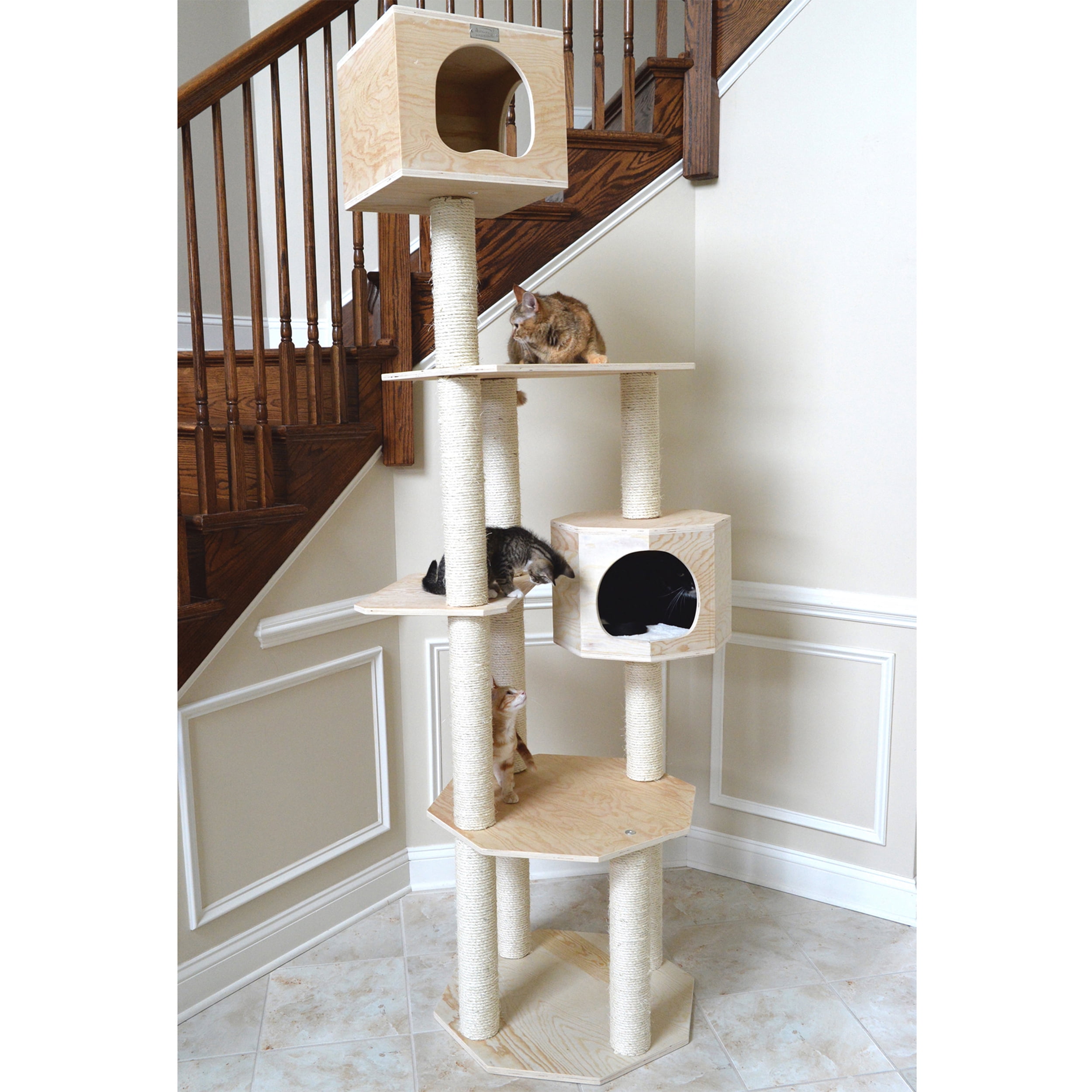 Armarkat Premium Pinus Sylvestris Wood,real wood Cat Tree S8502