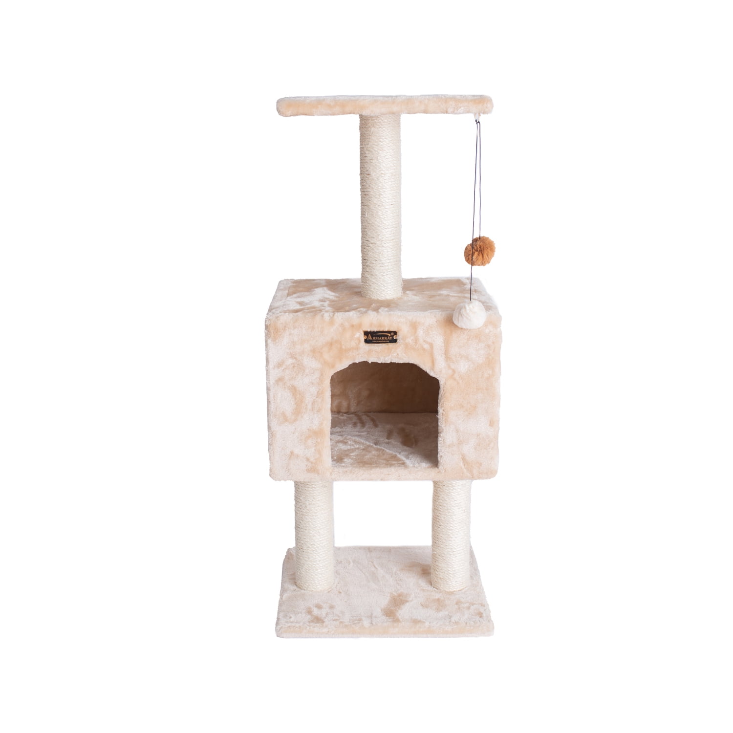 Armarkat real wood Classic Cat Tree Model A4201, 42 inch Beige