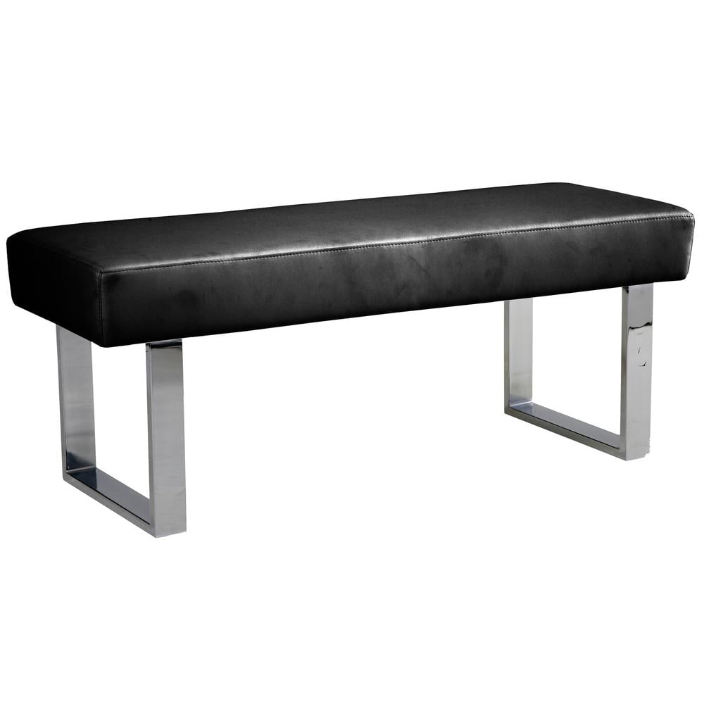 Armen Living Amanda Black Dining Bench