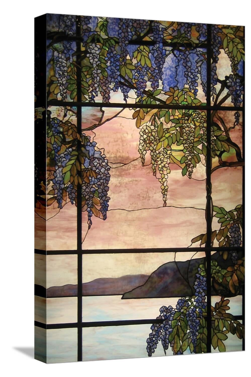 Art.com View of Oyster Bay Stretched Canvas Print Wall Art by Louis Comfort Tiffany, 12" x 18"