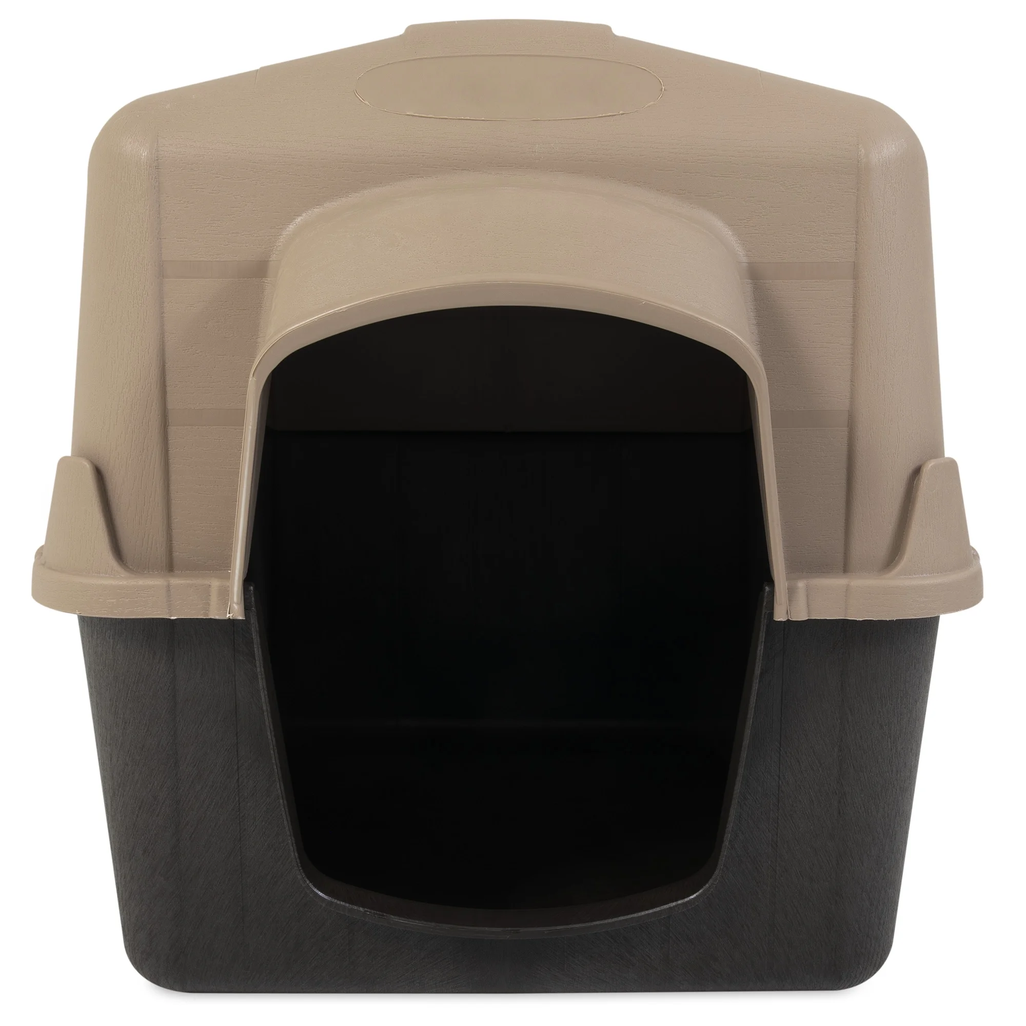 Aspen Petbarn 3 Doghouse, Tan, for Dogs 50 to 70 Pounds