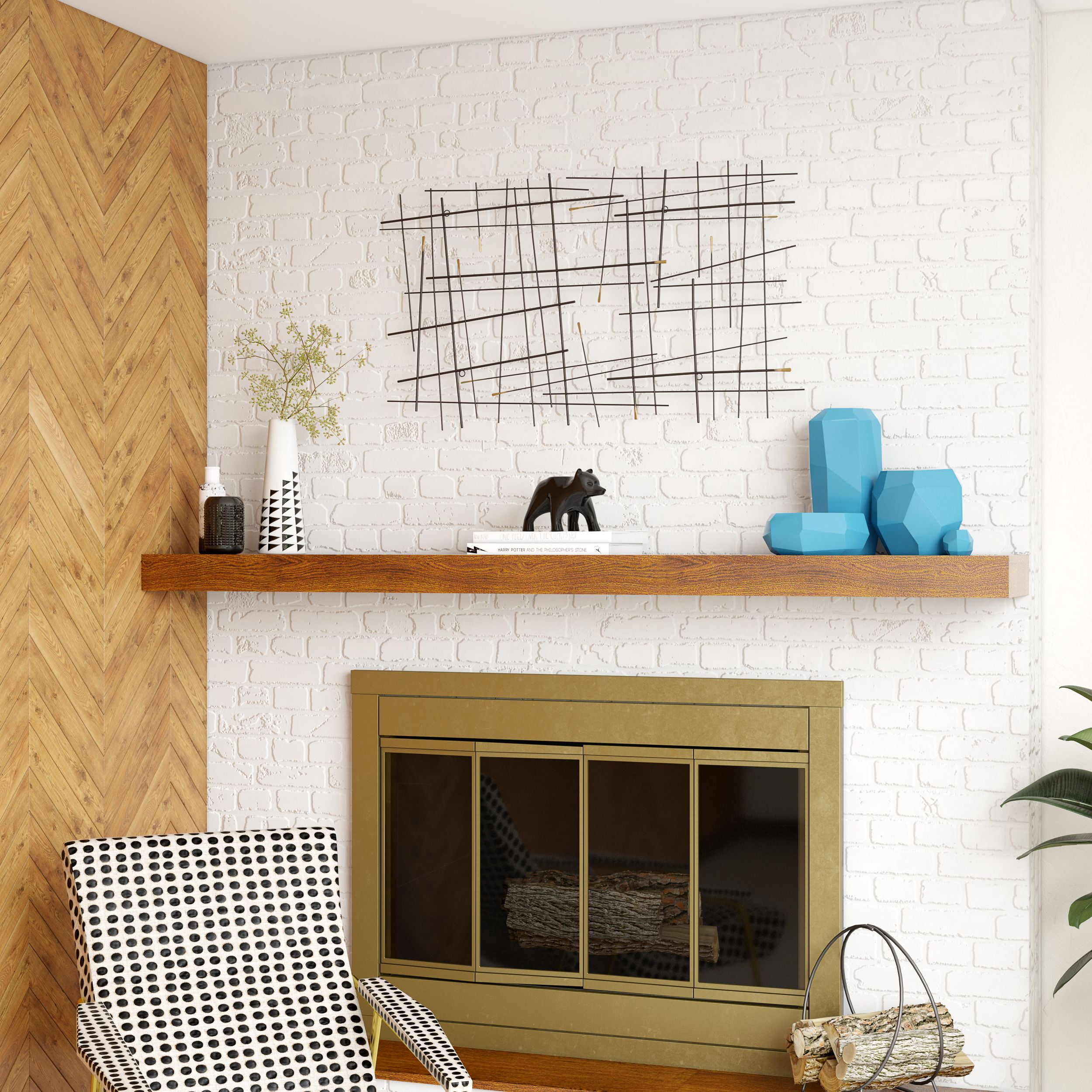 Aspire Home Accents Arden Modern Metal Wall Decor