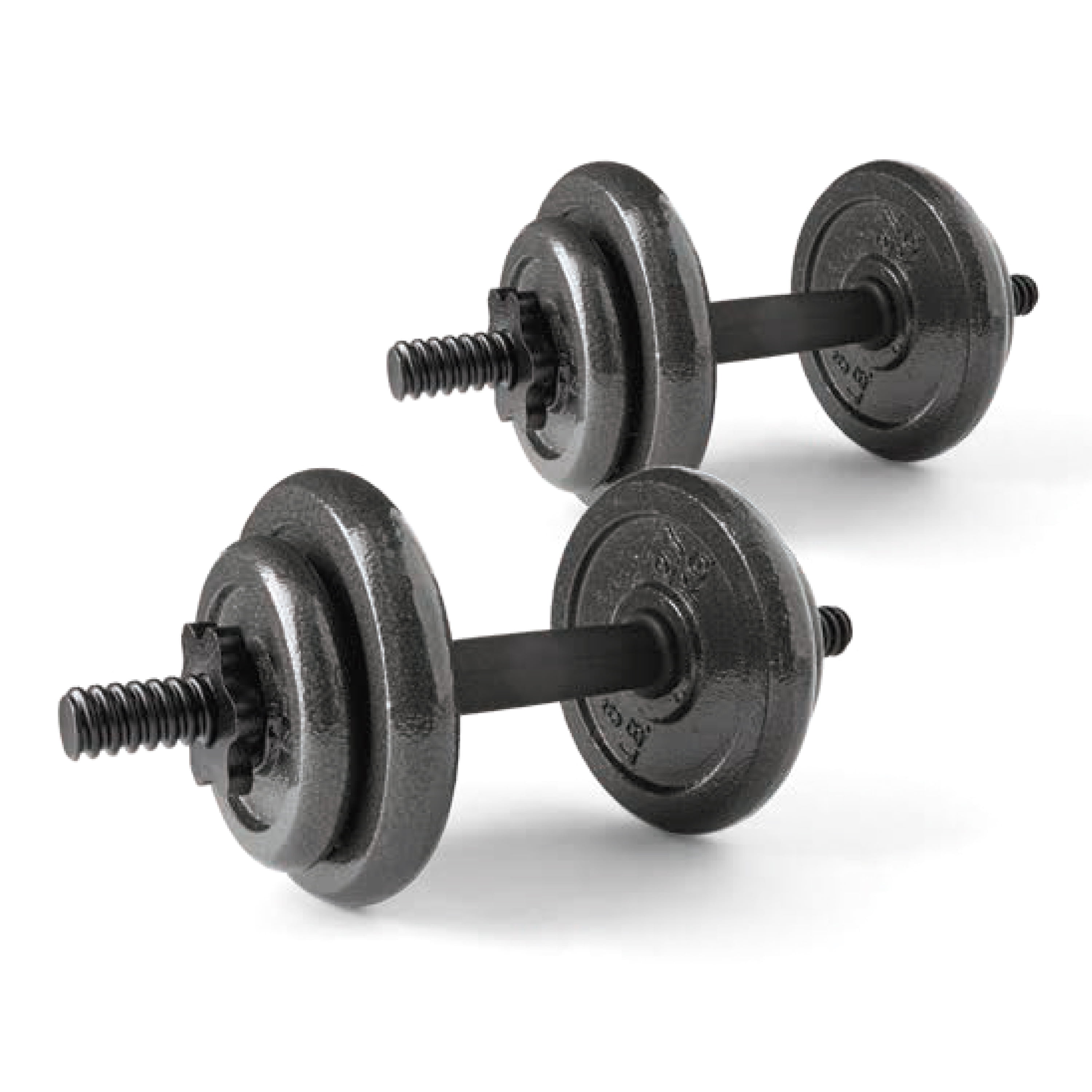 Athletic Works 40lb Adjustable Cast Iron Dumbbell Set