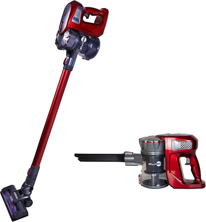 Atrix ACSV1 Rapid Red Cordless Stick Vacuum Red