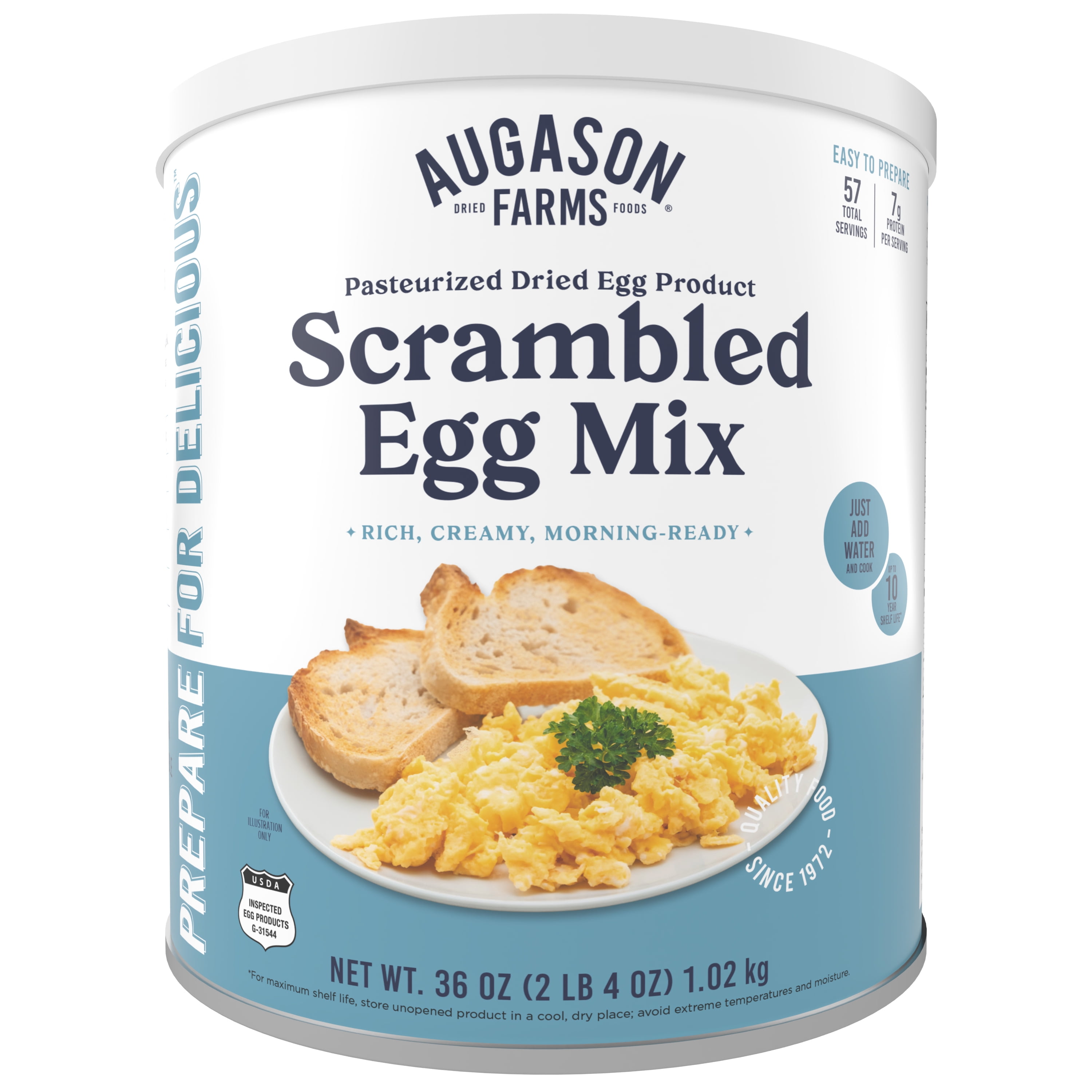 Augason Farms Scrambled Egg Mix Large Can