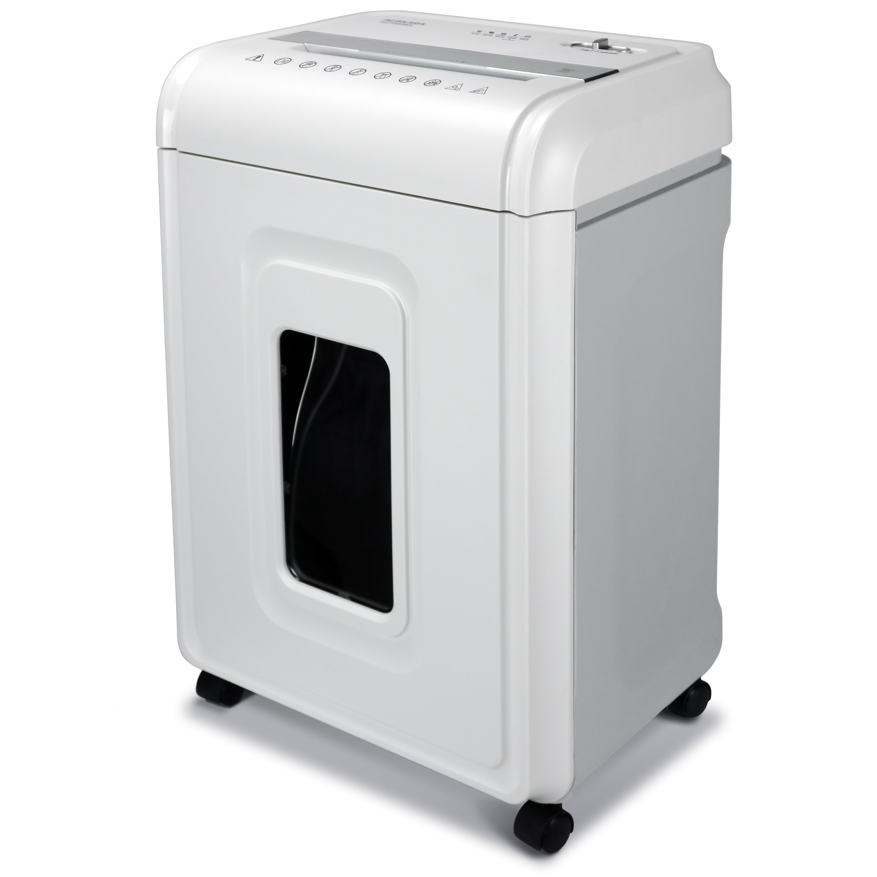 Aurora AU2442XA Heavy Duty Anti-Jam 24-Sheet Crosscut Shredder/40 Min Run Time/ 7-Gallon Pullout Basket, White/Grey