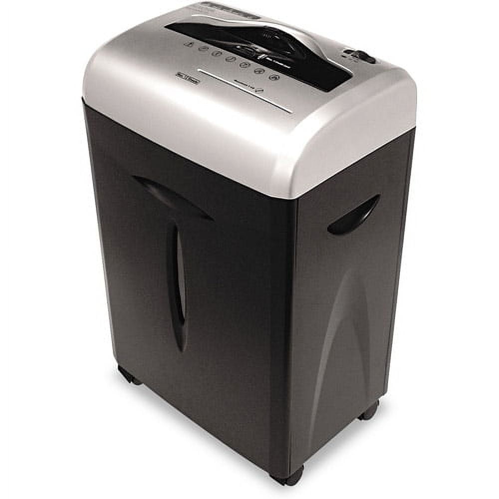 Aurora GB 12-Sheet Cross-Cut ShredSafe Paper, CD and Credit-Card Shredder with Pull-Out Wastebasket