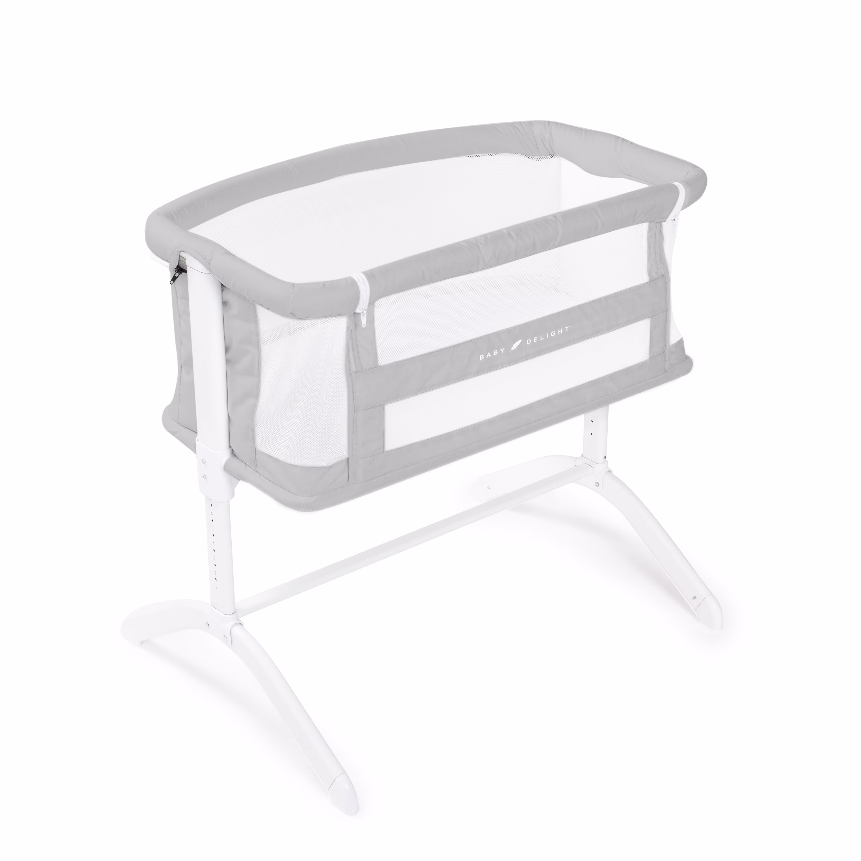 Baby Delight Beside Me Serenity Bassinet and Bedside Sleeper, Pebble Grey