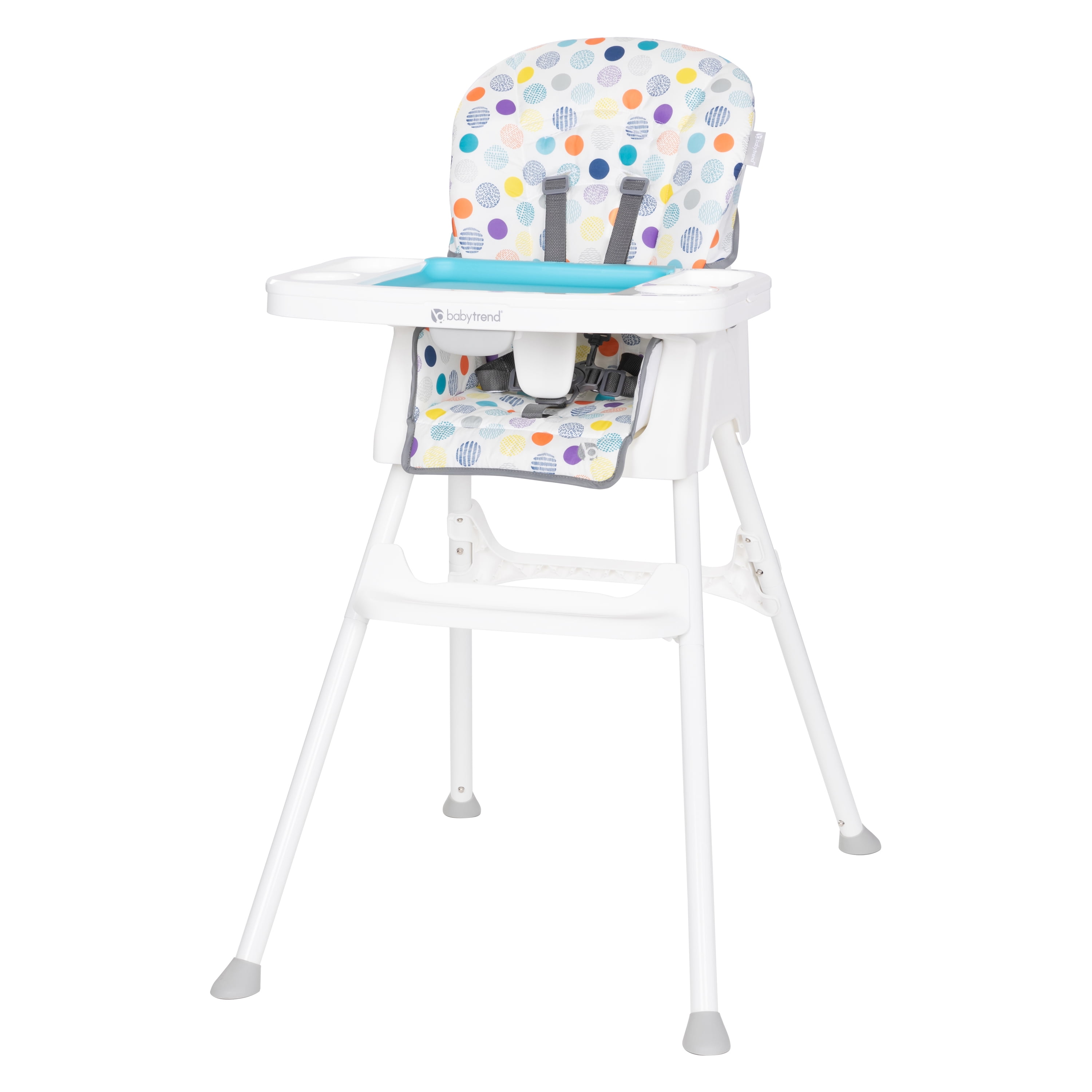 Baby Trend Adapt Plus 6-in-1 High Chair to Toddler Chair EZ Clean, Orbits White