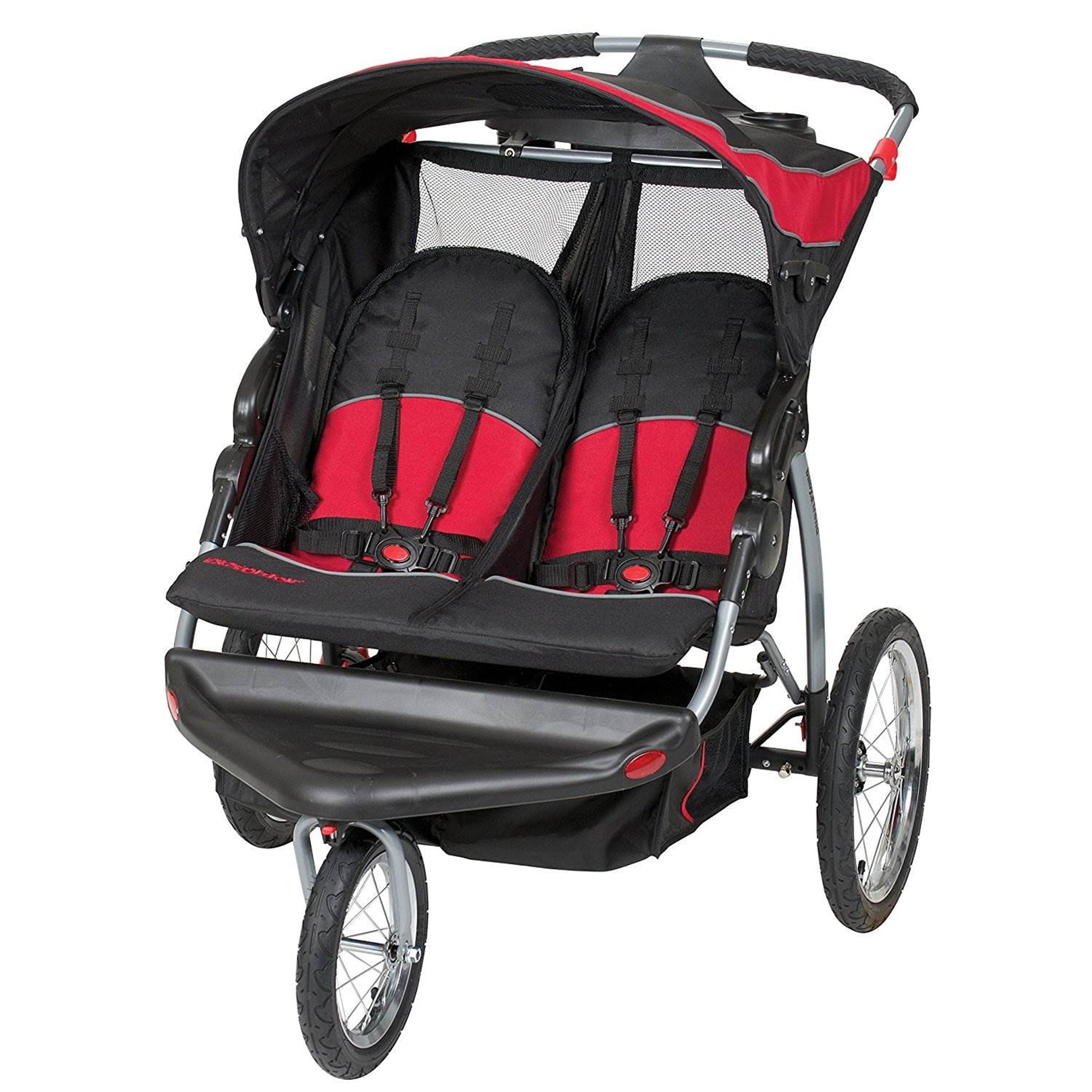 Baby Trend Expedition Double Jogging Stroller in Centennial Red